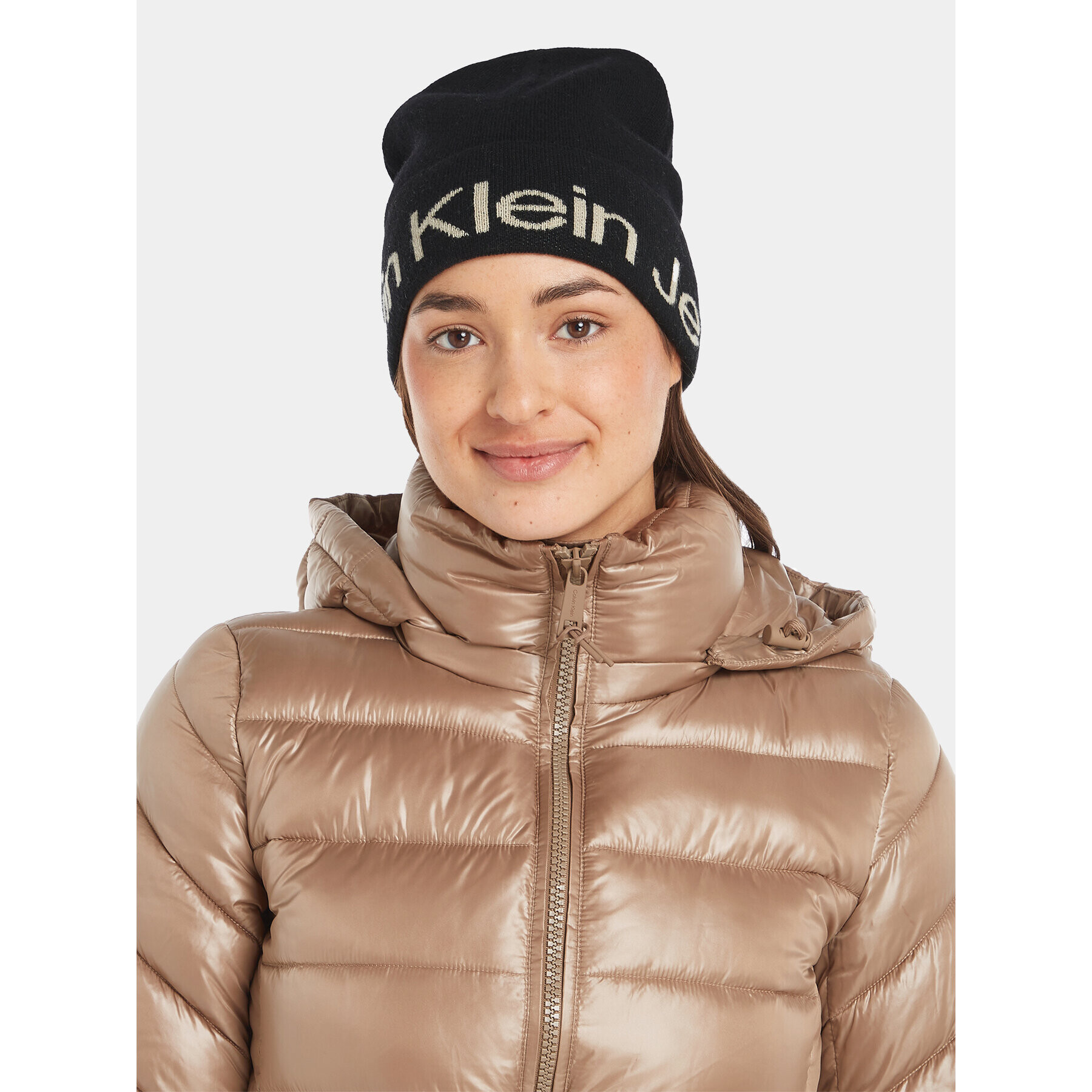 Calvin Klein Jeans Čepice Logo Beanie K60K611271 Černá - Pepit.cz