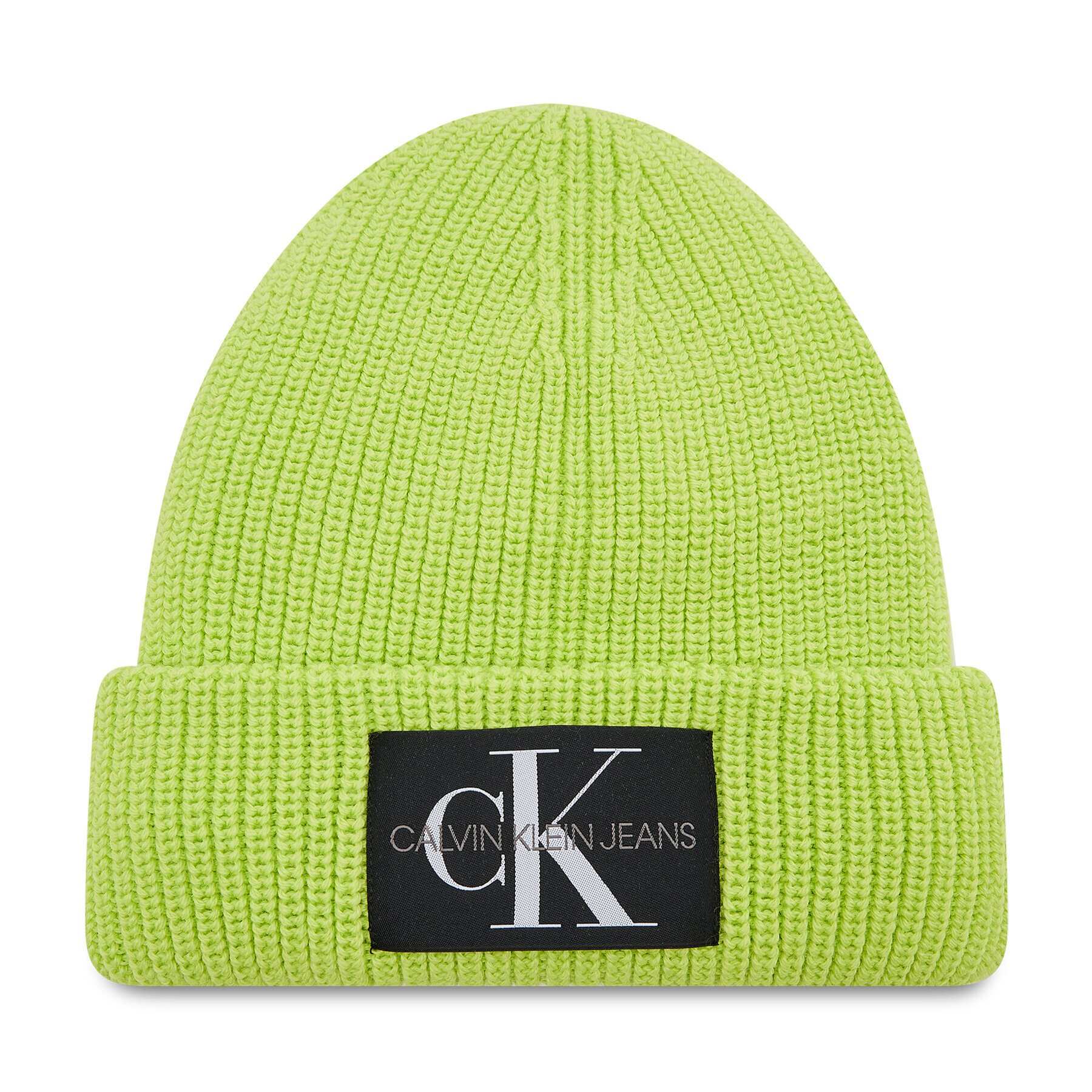 Calvin Klein Jeans Čepice Monogram Beanie Wl K50K506242 Zelená - Pepit.cz