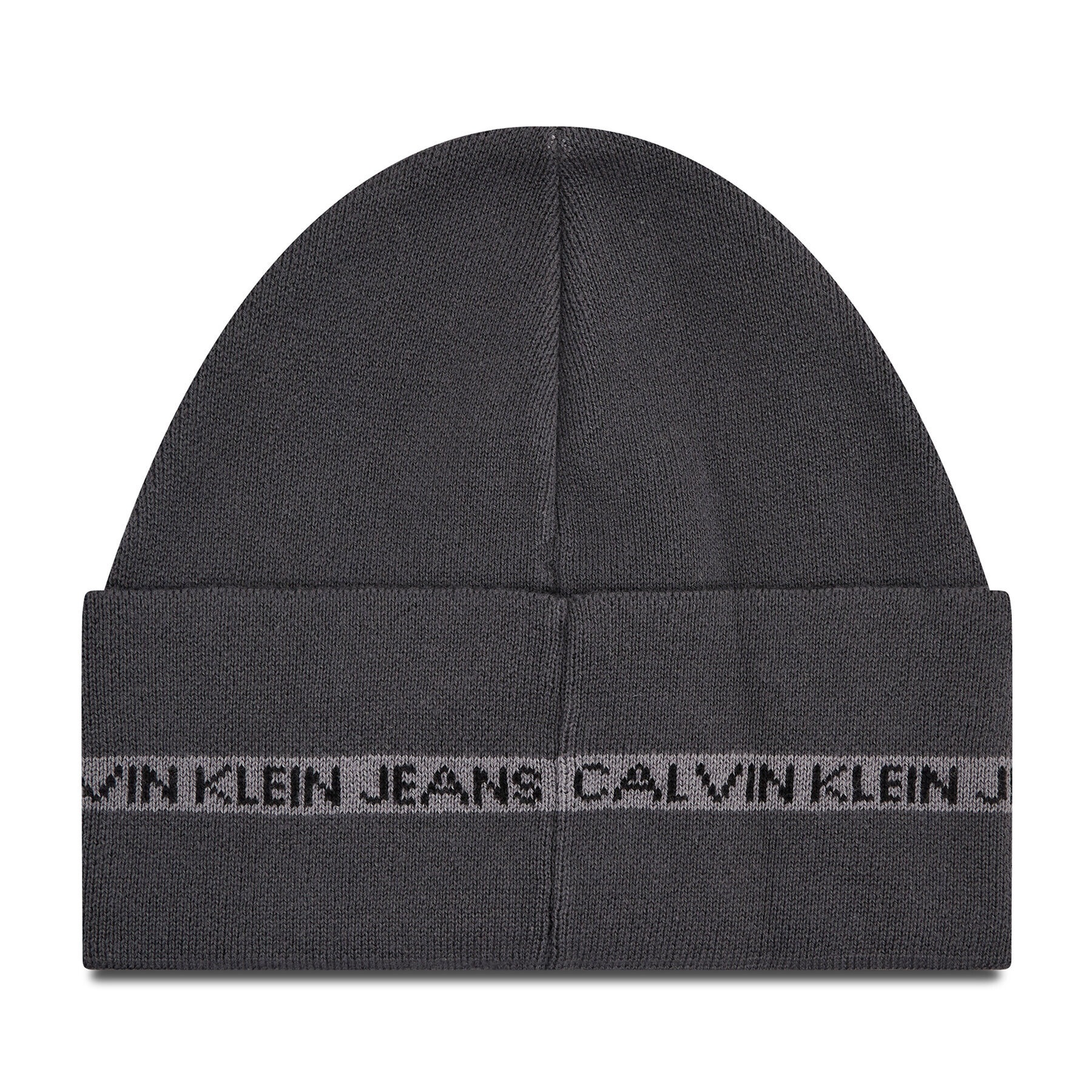 Calvin Klein Jeans Čepice Monogram Cotton Tape Beanie K50K507181 Černá - Pepit.cz