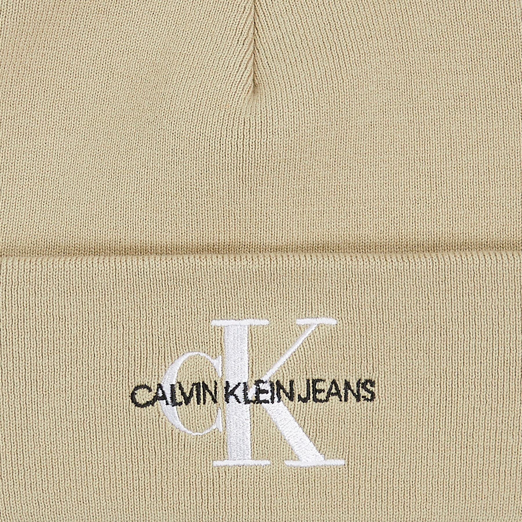 Calvin Klein Jeans Čepice Monologo Embro Beanie K50K511160 Šedá - Pepit.cz