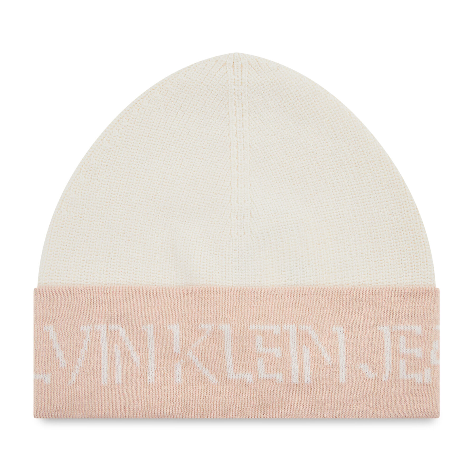 Calvin Klein Jeans Čepice Shadow Logo Knit Beanie K60K608676 Bílá - Pepit.cz