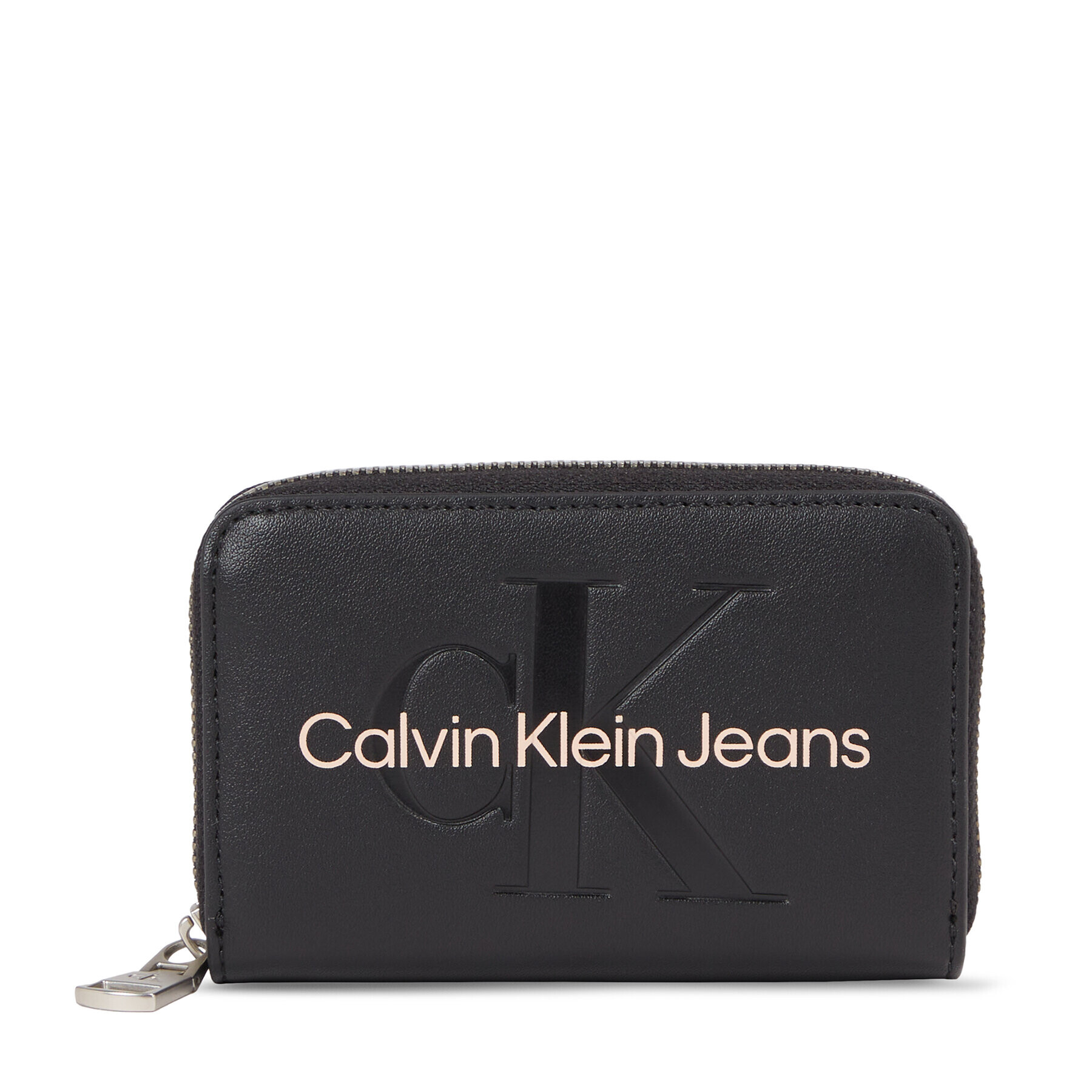 Calvin Klein Jeans Dámská peněženka Sculpted Med Zip Around Mono K60K607229 Černá - Pepit.cz