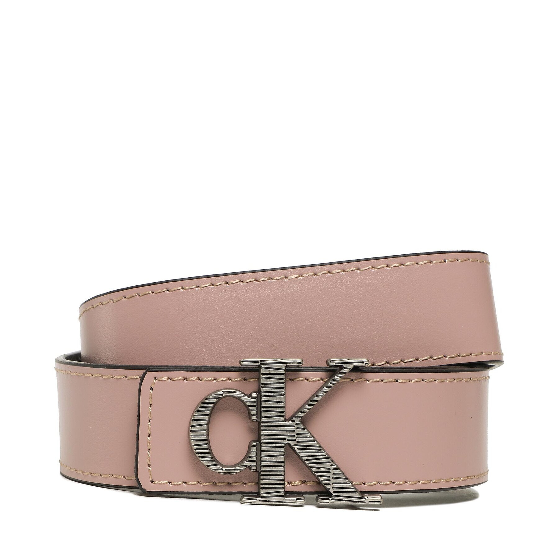 Calvin Klein Jeans Dámský pásek Mono Hardware Leather Belt 30mm K60K610364 Růžová - Pepit.cz