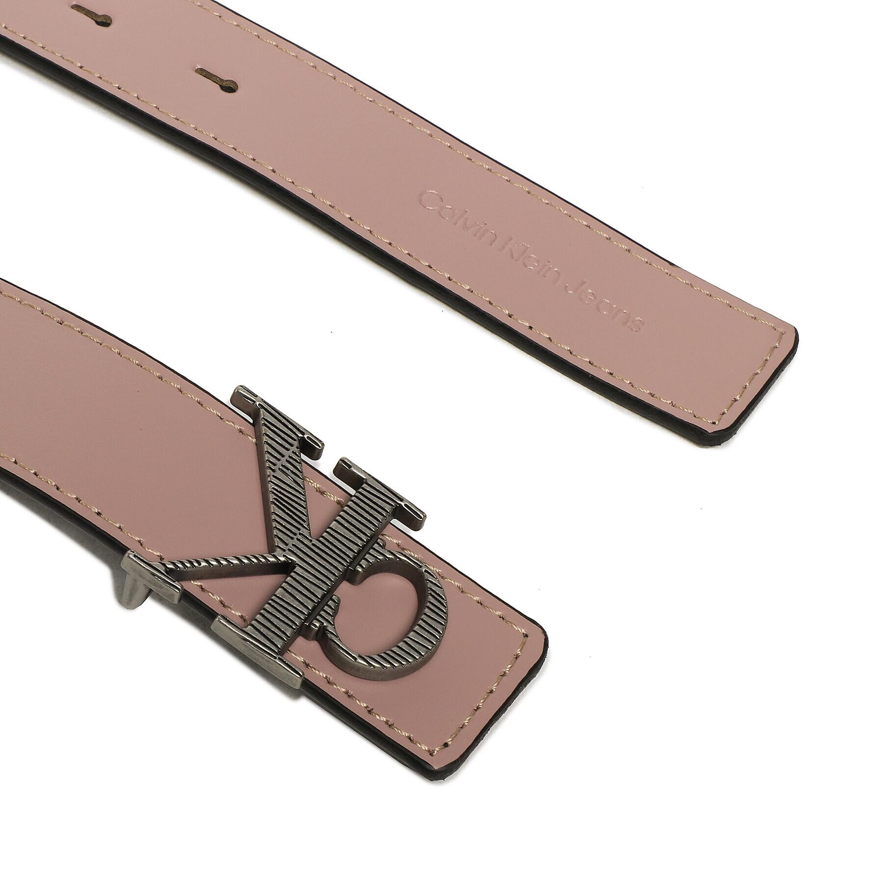 Calvin Klein Jeans Dámský pásek Mono Hardware Leather Belt 30mm K60K610364 Růžová - Pepit.cz