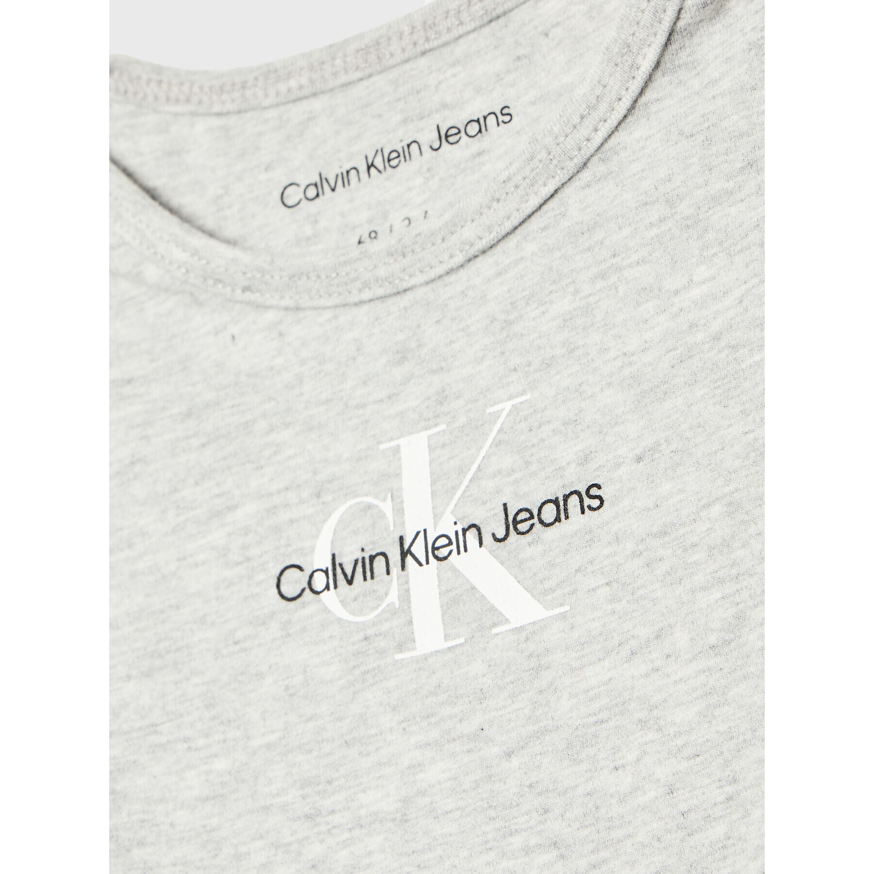 Calvin Klein Jeans Dětské body Monogram IN0IN00014 Šedá Regular Fit - Pepit.cz