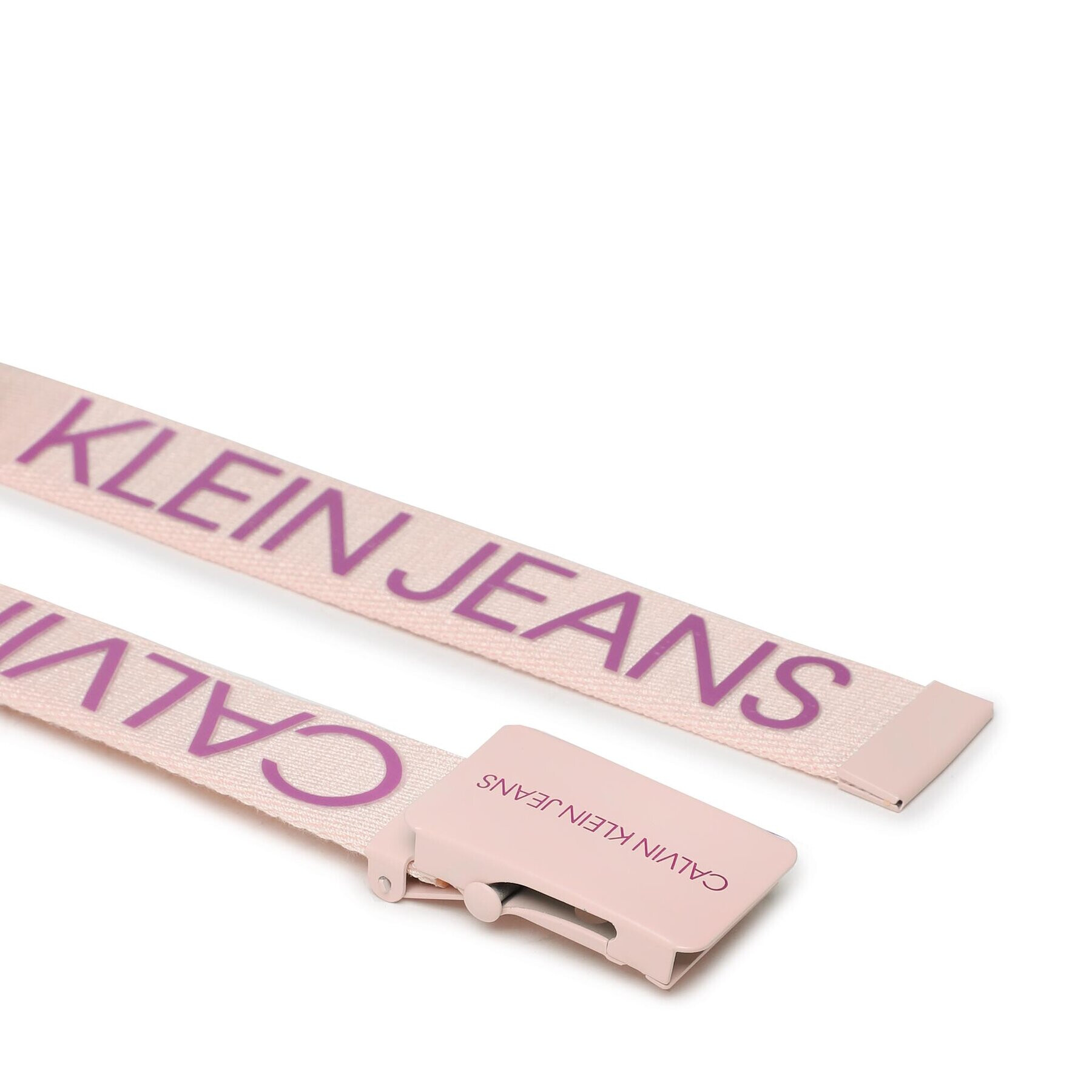 Calvin Klein Jeans Dětský pásek Canvas Logo Belt IU0IU00125 Růžová - Pepit.cz