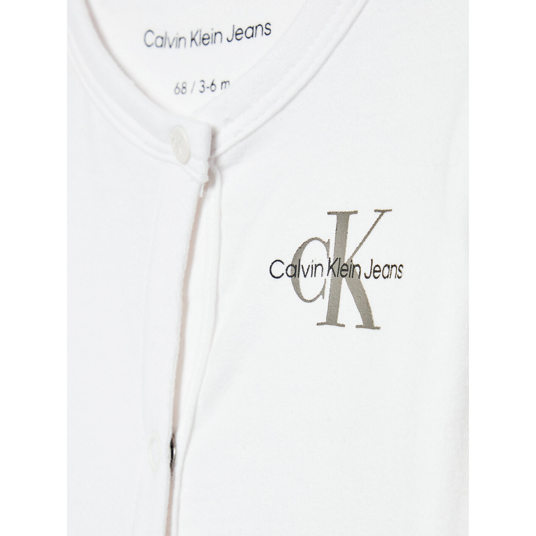 Calvin Klein Jeans Dupačky Monogram IN0IN00034 Bílá Regular Fit - Pepit.cz