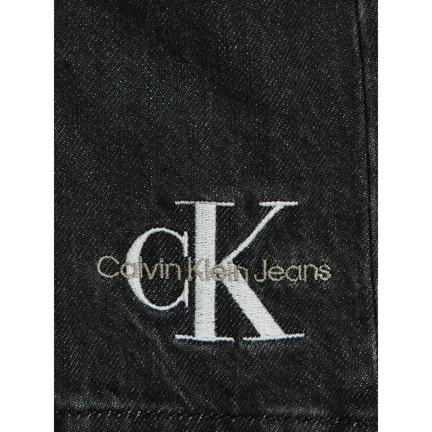 Calvin Klein Jeans Džínové šaty IG0IG02167 Černá Regular Fit - Pepit.cz