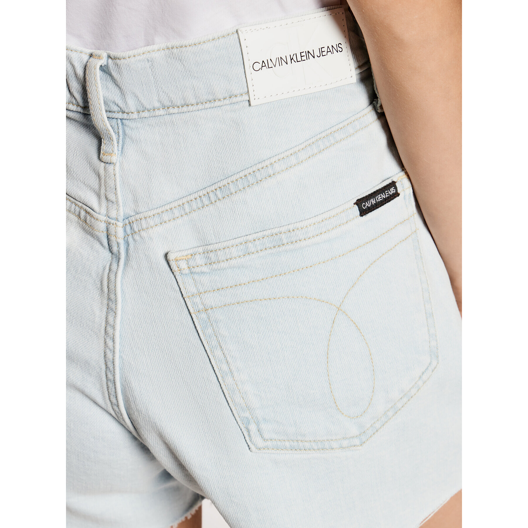 Calvin Klein Jeans Džínové šortky J20J215898 Modrá Regular Fit - Pepit.cz