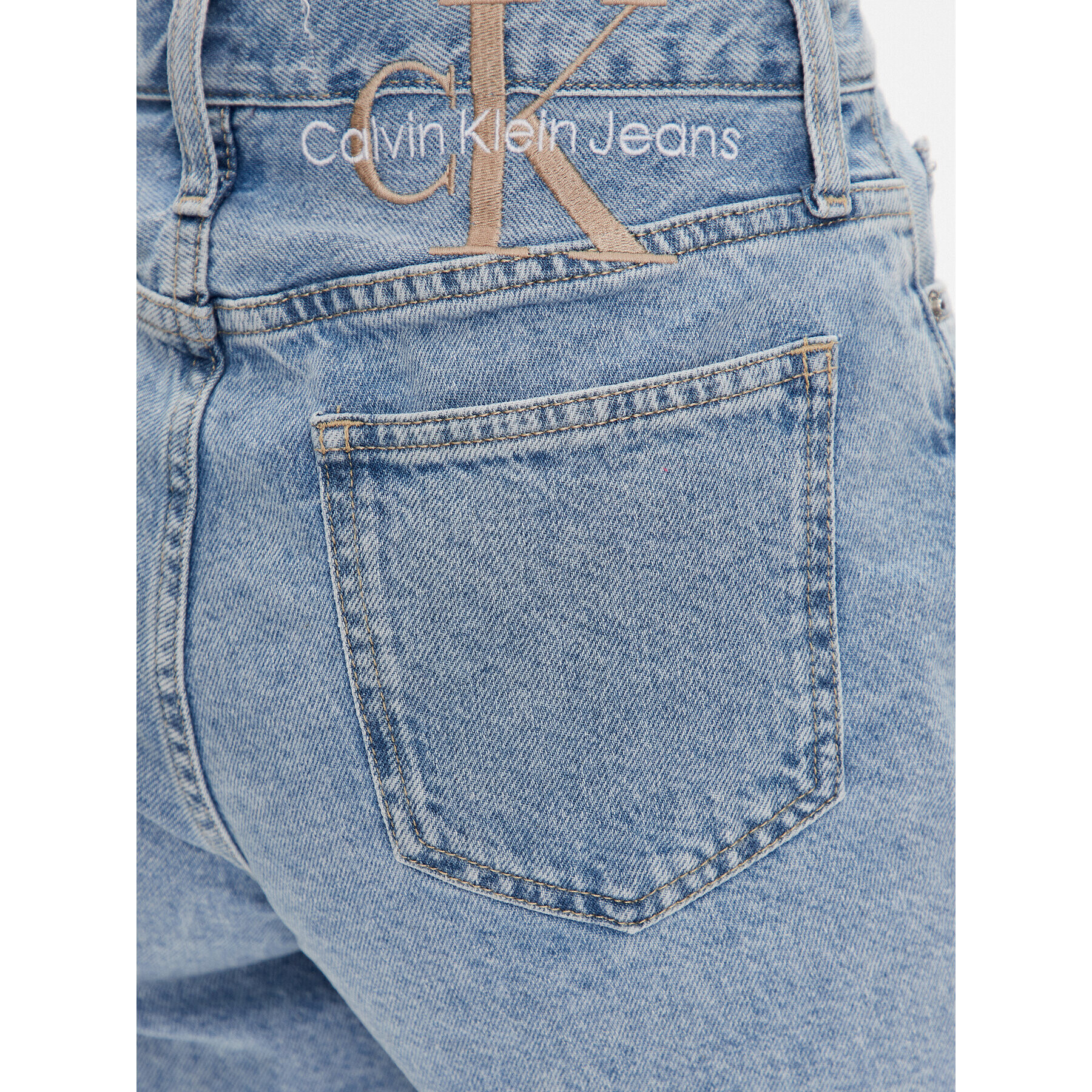 Calvin Klein Jeans Džínové šortky J20J220640 Modrá Regular Fit - Pepit.cz