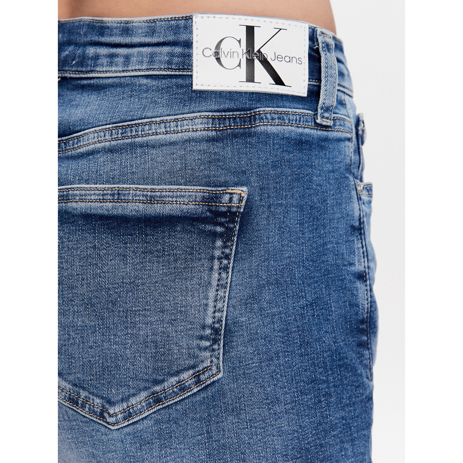 Calvin Klein Jeans Džínové šortky J20J220646 Modrá Regular Fit - Pepit.cz