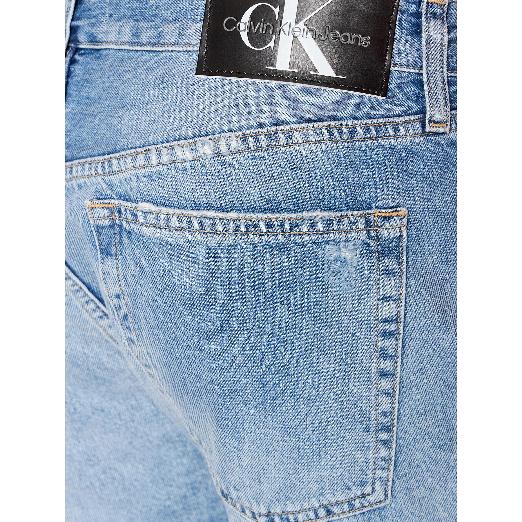 Calvin Klein Jeans Džínové šortky J30J320523 Modrá Regular Fit - Pepit.cz