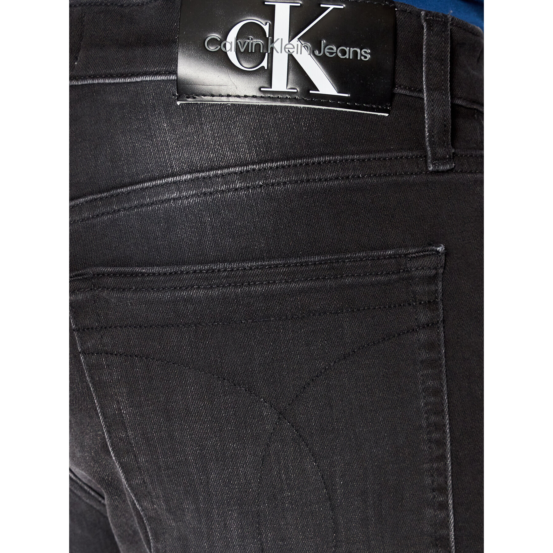 Calvin Klein Jeans Džínové šortky J30J320525 Černá Slim Fit - Pepit.cz