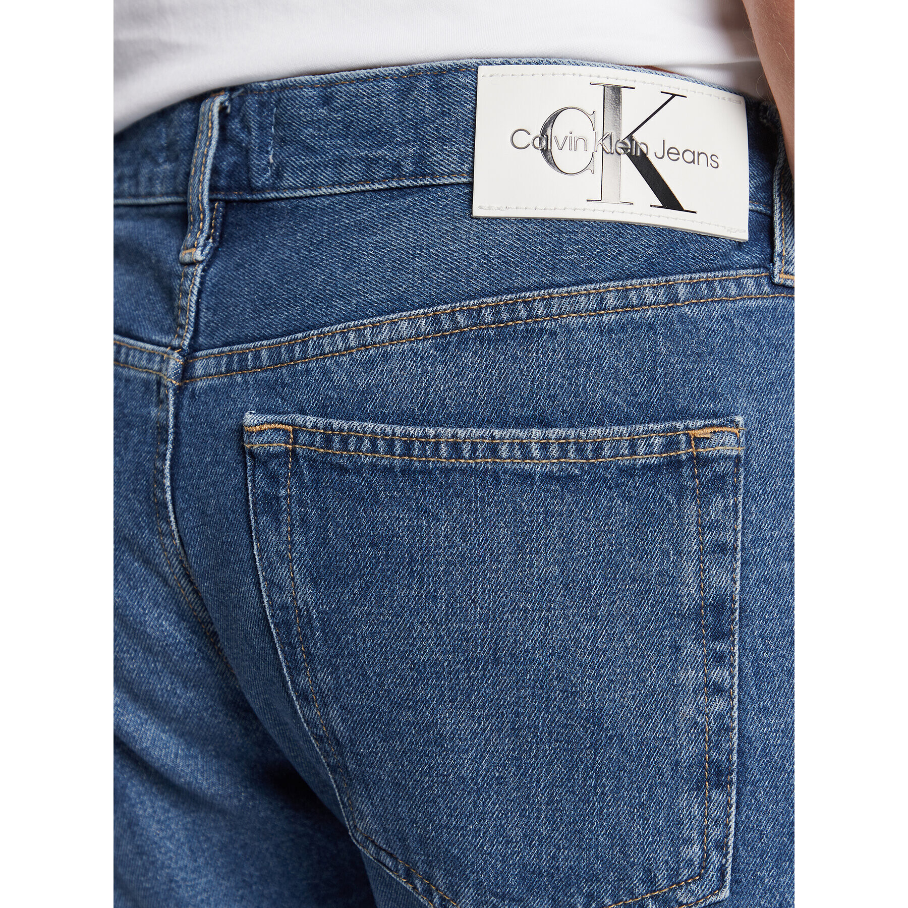 Calvin Klein Jeans Džínové šortky J30J322787 Modrá Regular Fit - Pepit.cz