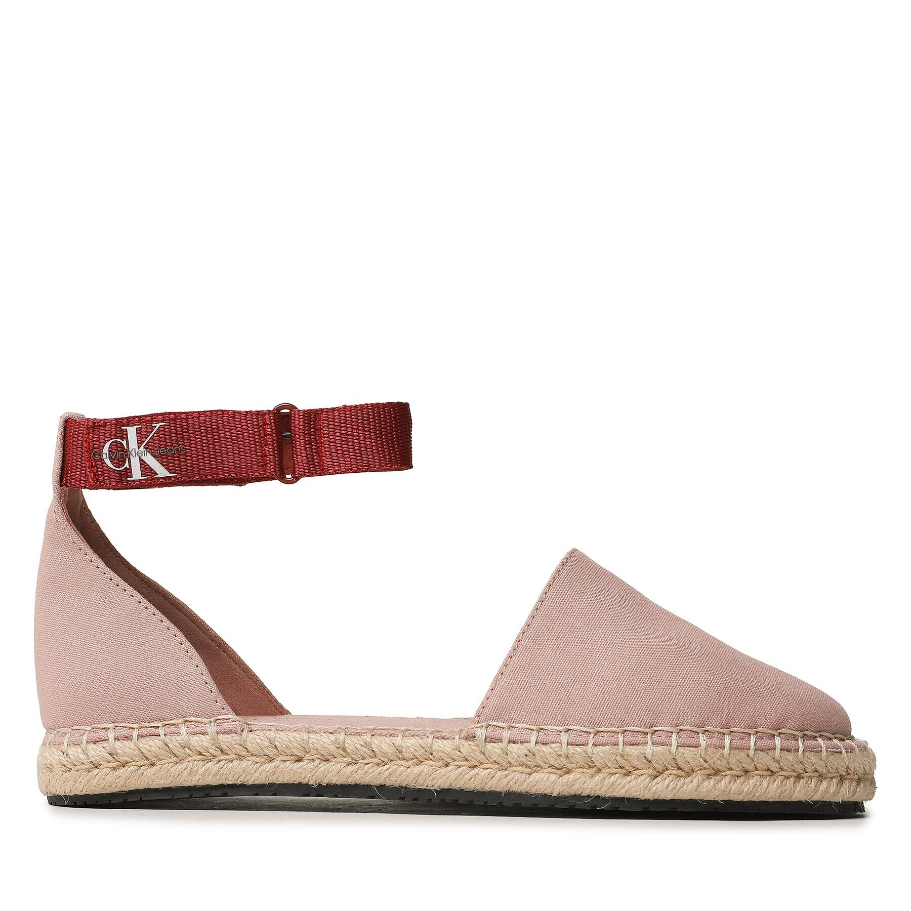 Calvin Klein Jeans Espadrilky Ankle Espadrille YW0YW01027 Růžová - Pepit.cz