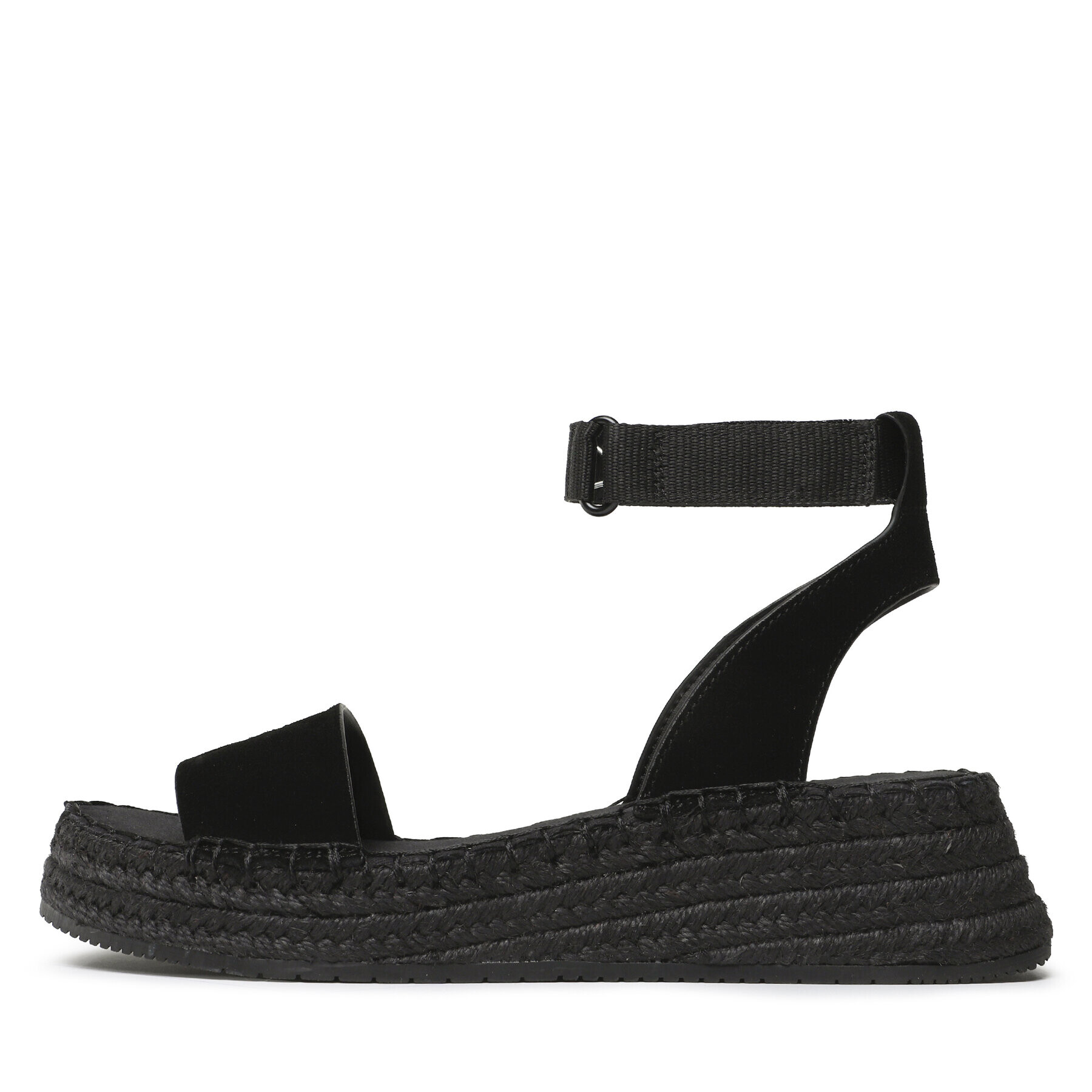 Calvin Klein Jeans Espadrilky Sporty Wedge Rope Su Con YW0YW00977 Černá - Pepit.cz