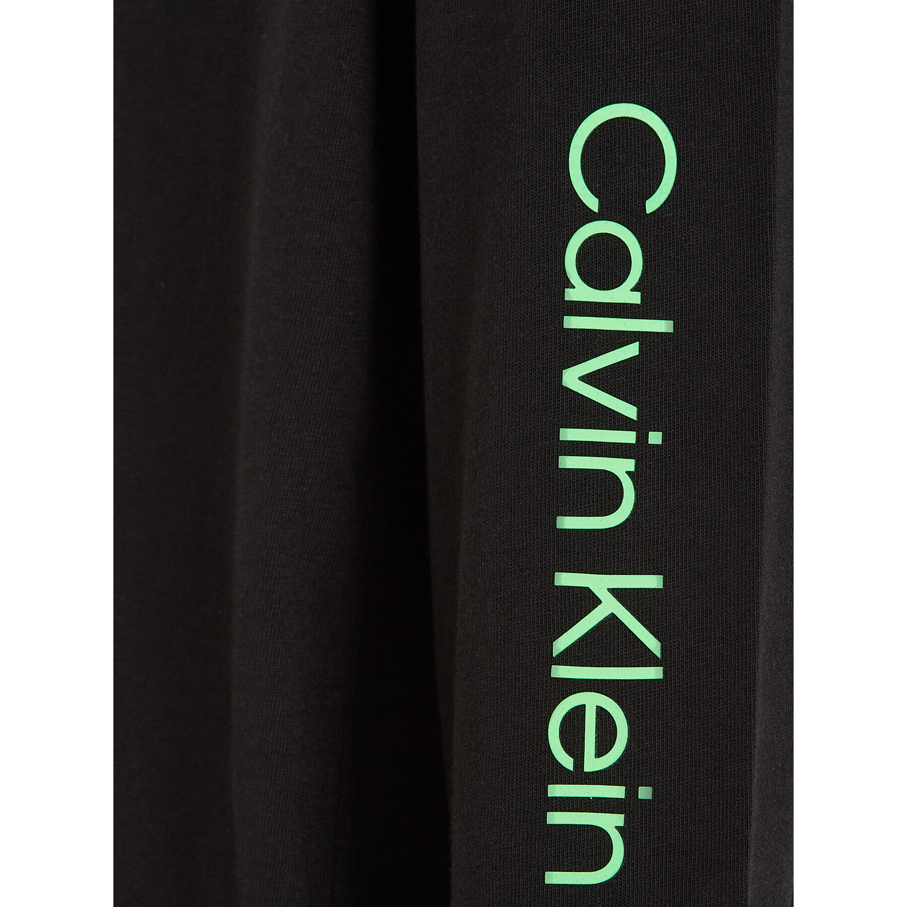 Calvin Klein Jeans Halenka Glow In The Dark IB0IB01897 Černá Regular Fit - Pepit.cz