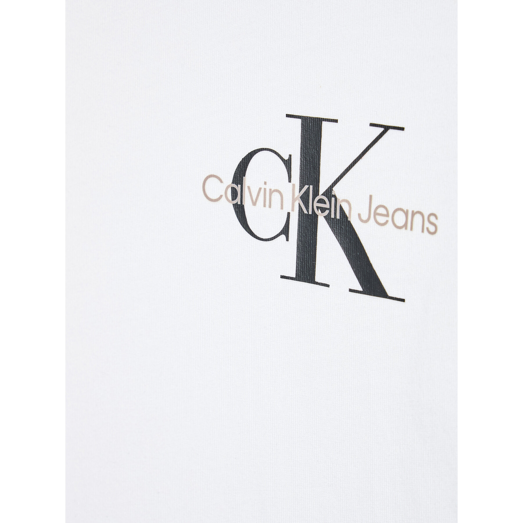 Calvin Klein Jeans Halenka IB0IB01457 Bílá Regular Fit - Pepit.cz