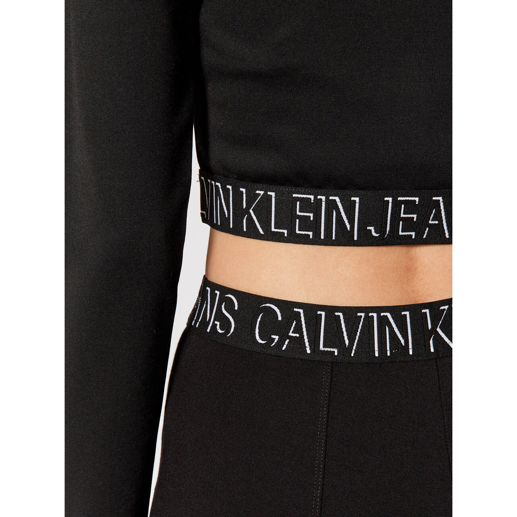 Calvin Klein Jeans Halenka J20J216754 Černá Slim Fit - Pepit.cz