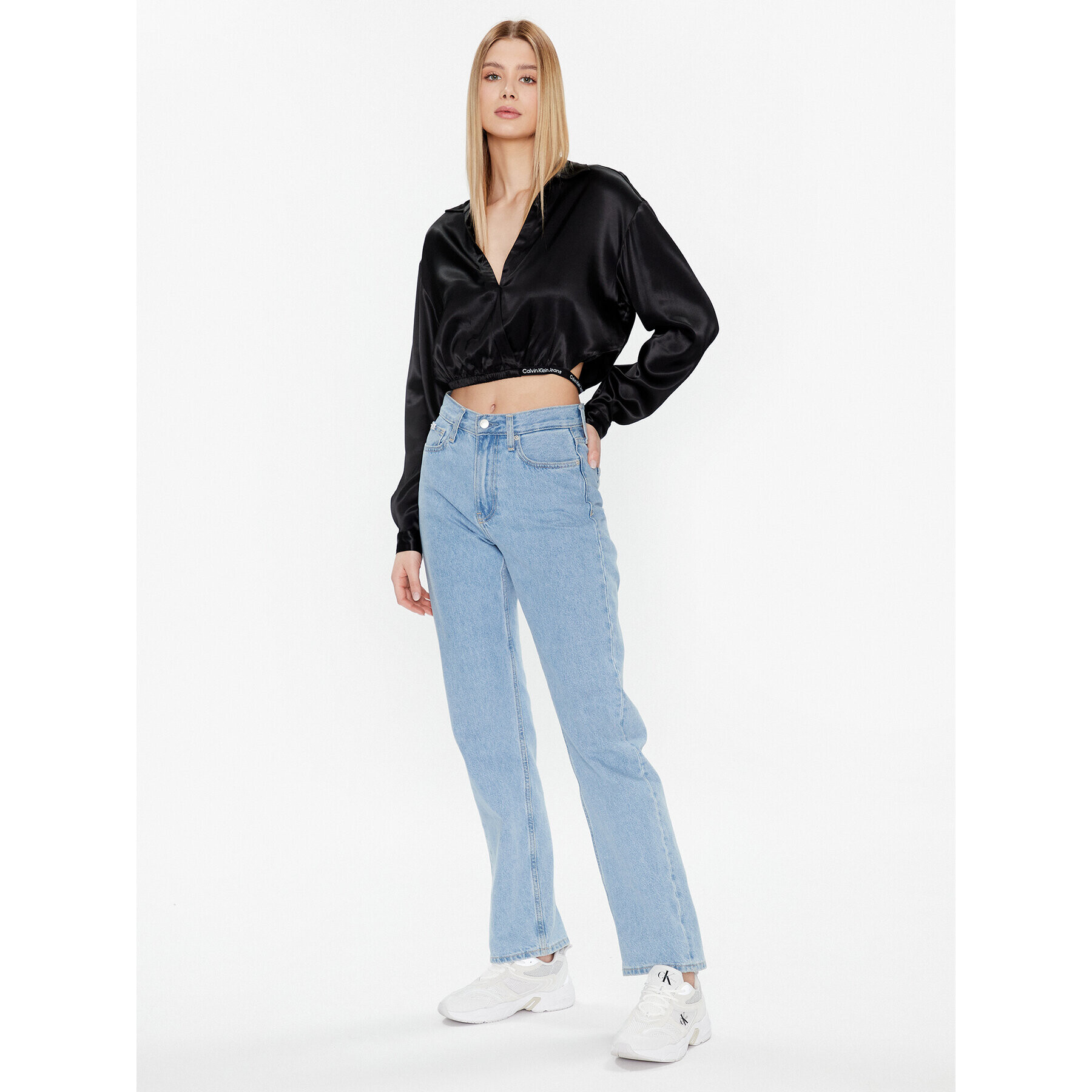 Calvin Klein Jeans Halenka J20J220327 Černá Regular Fit - Pepit.cz