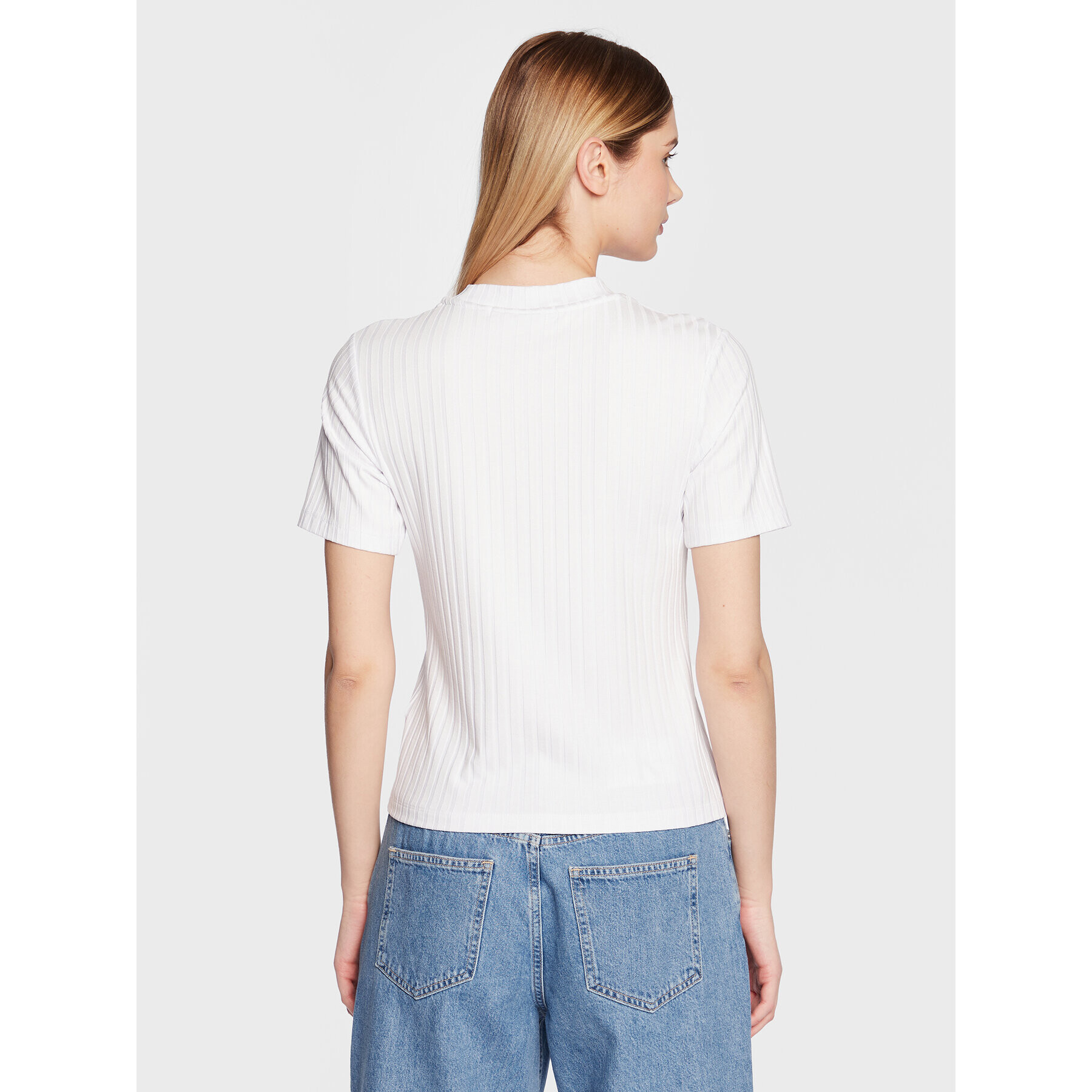 Calvin Klein Jeans Halenka J20J220774 Bílá Regular Fit - Pepit.cz