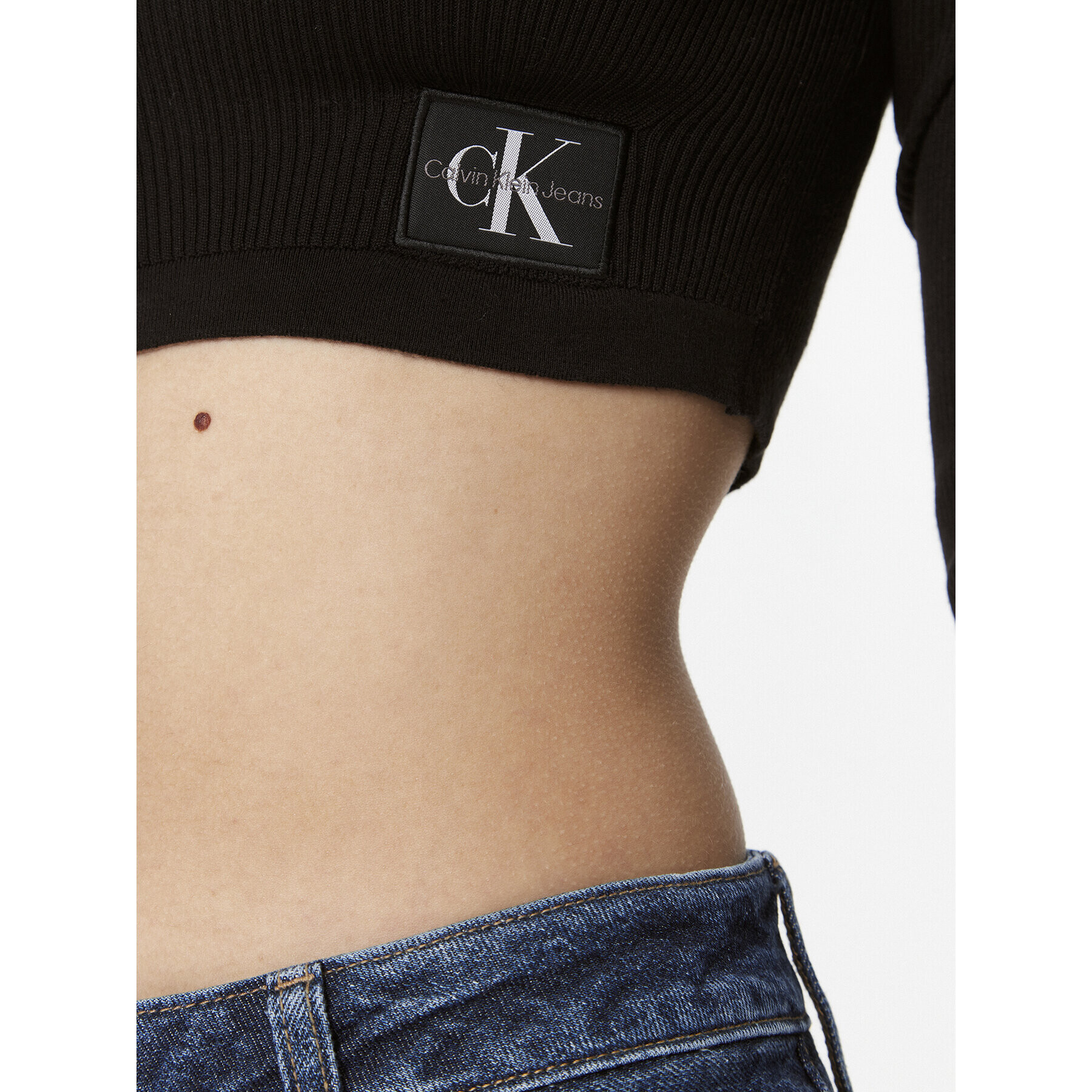 Calvin Klein Jeans Halenka J20J221969 Černá Slim Fit - Pepit.cz