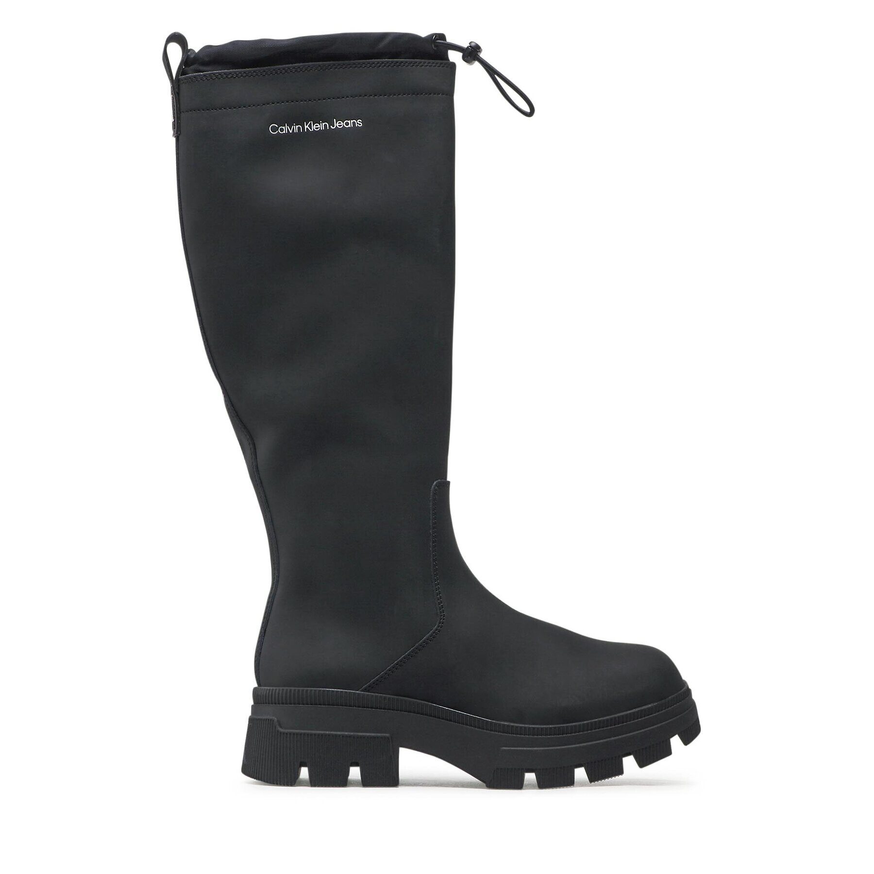 Calvin Klein Jeans Holínky Chunky Combat Rainboot YW0YW00741 Černá - Pepit.cz