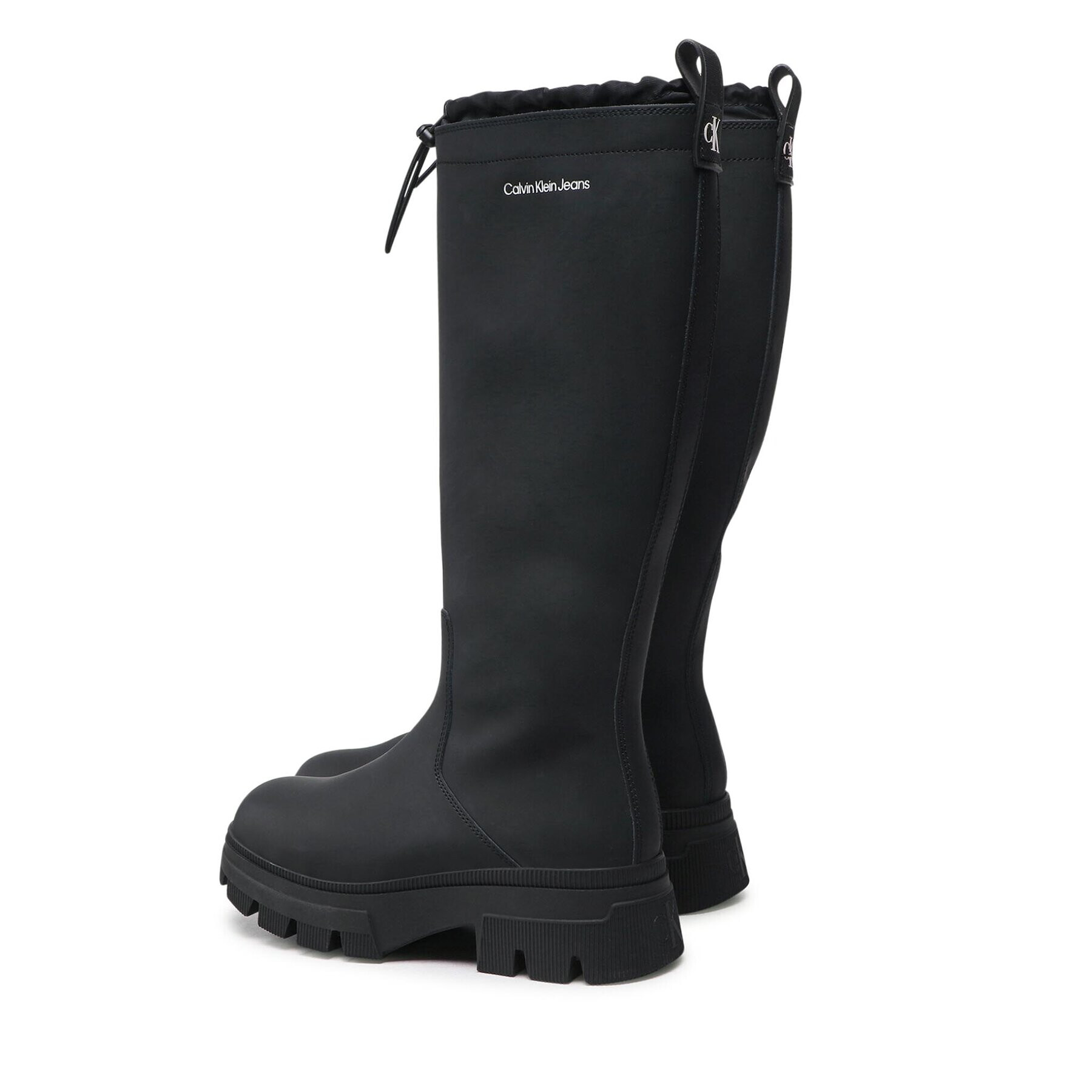 Calvin Klein Jeans Holínky Chunky Combat Rainboot YW0YW00741 Černá - Pepit.cz