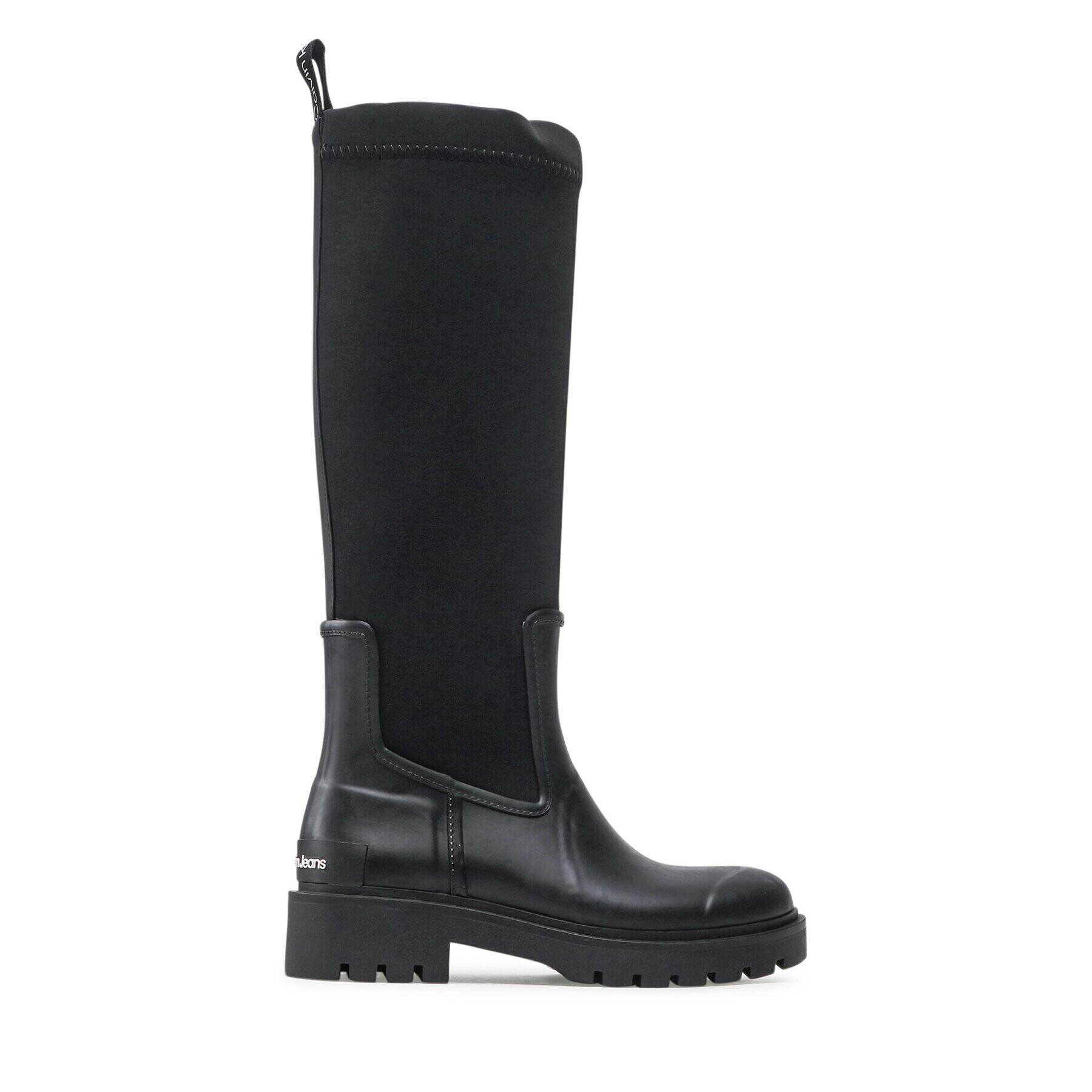 Calvin Klein Jeans Holínky High Rainboot Neoprene YW0YW00838 Černá - Pepit.cz