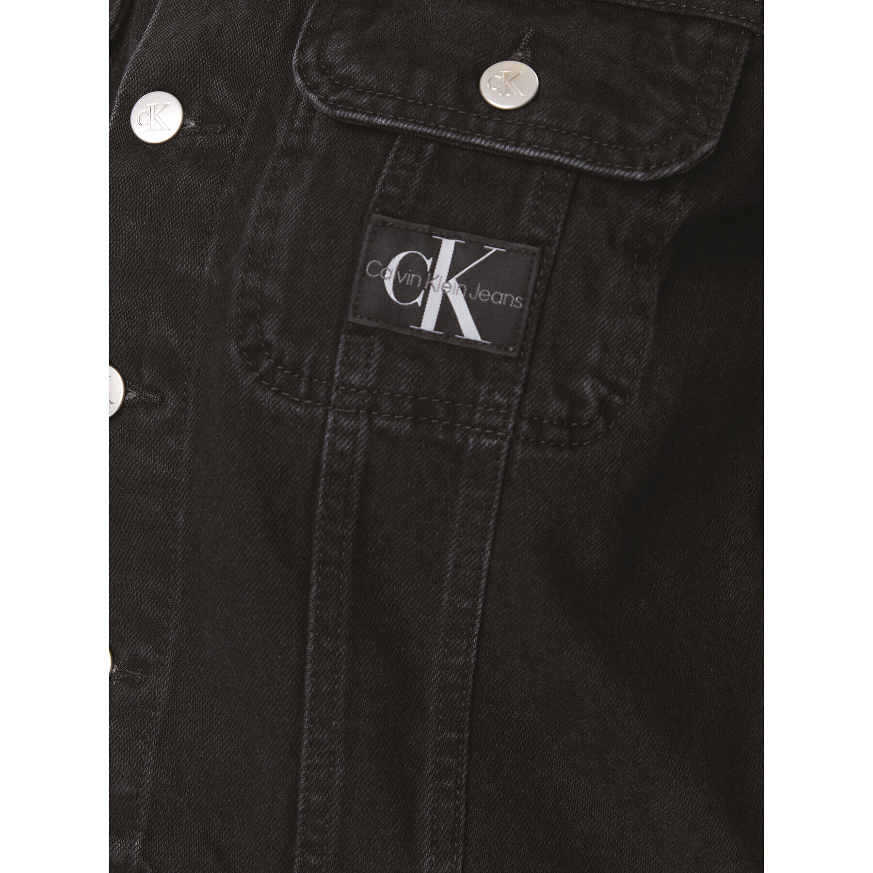 Calvin Klein Jeans Jeansová bunda 90's J20J221820 Černá Regular Fit - Pepit.cz