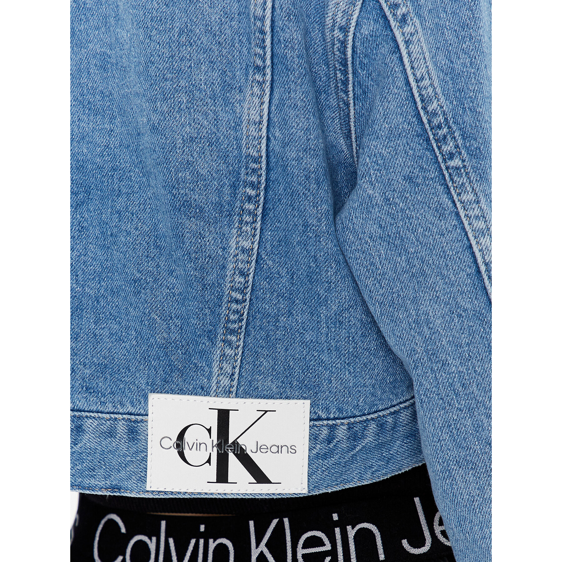 Calvin Klein Jeans Jeansová bunda J20J220658 Modrá Regular Fit - Pepit.cz