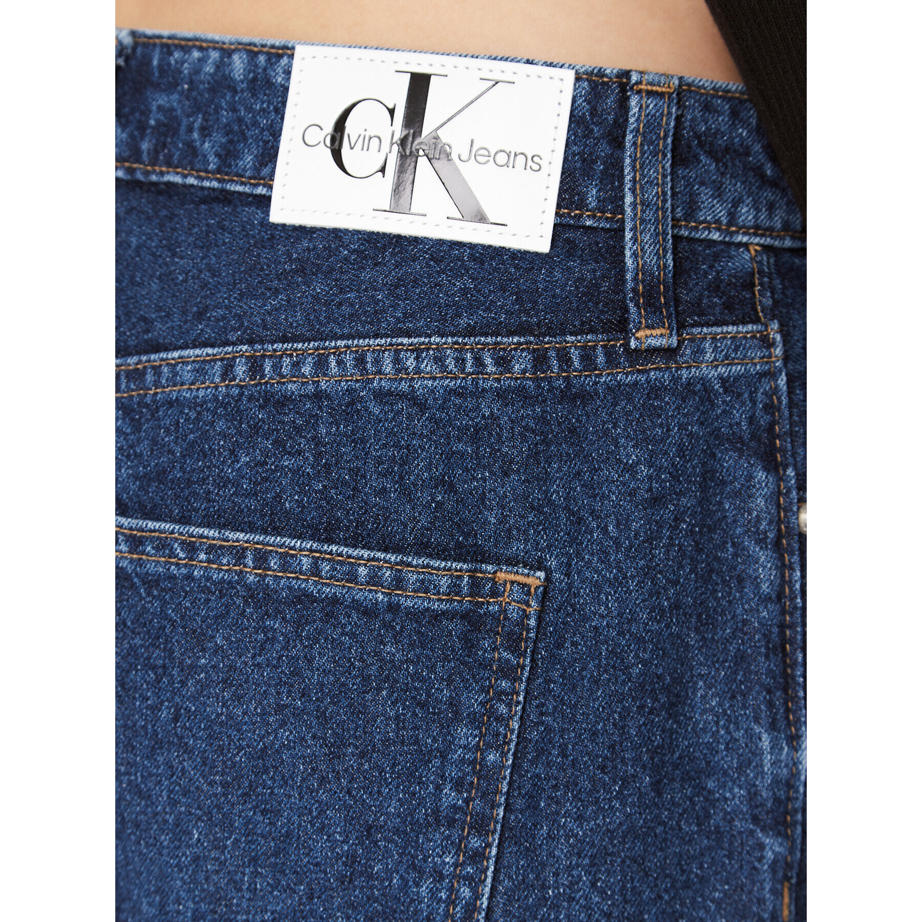 Calvin Klein Jeans Jeansy 90's J20J221801 Modrá Straight Fit - Pepit.cz