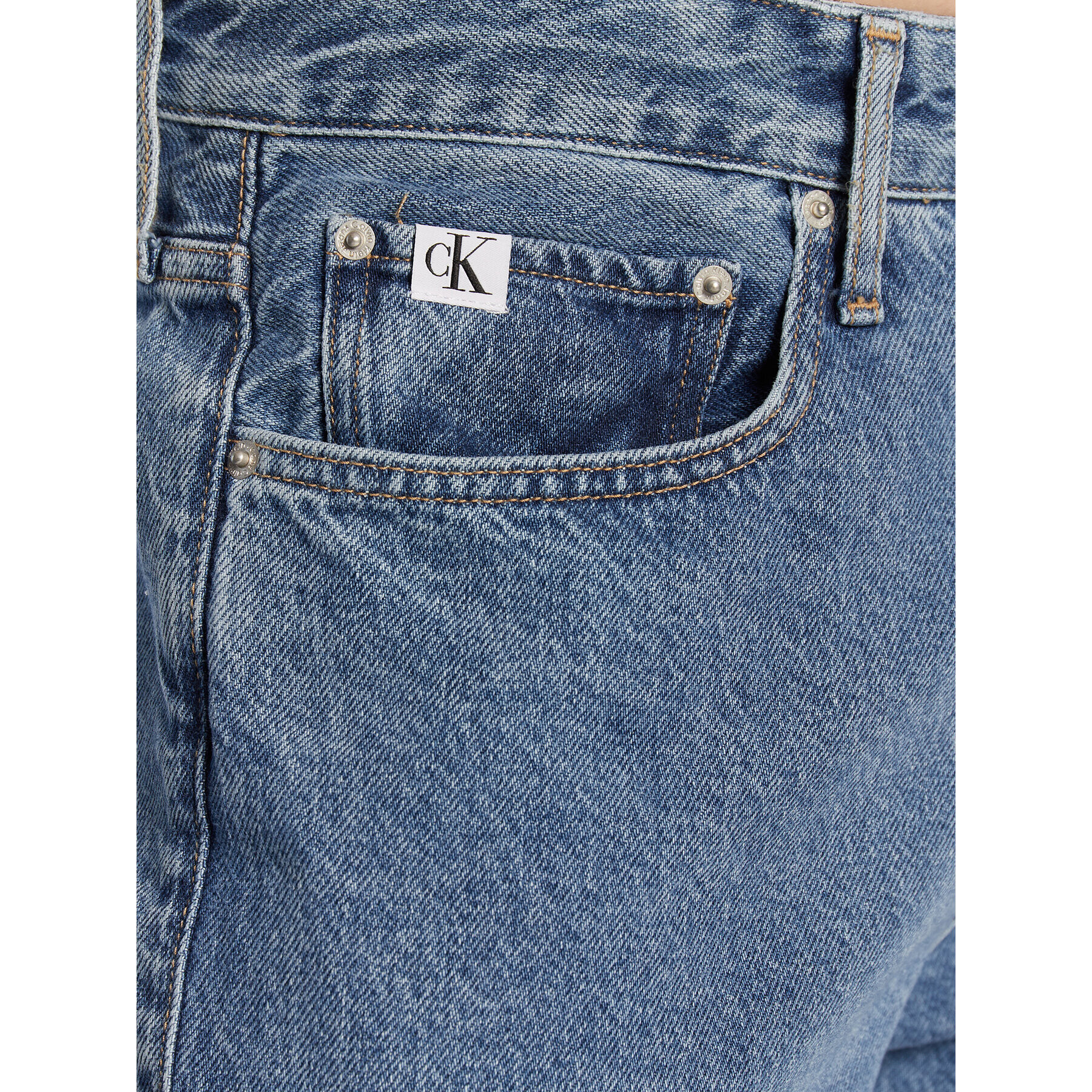 Calvin Klein Jeans Jeansy 90's J30J321684 Modrá Loose Fit - Pepit.cz