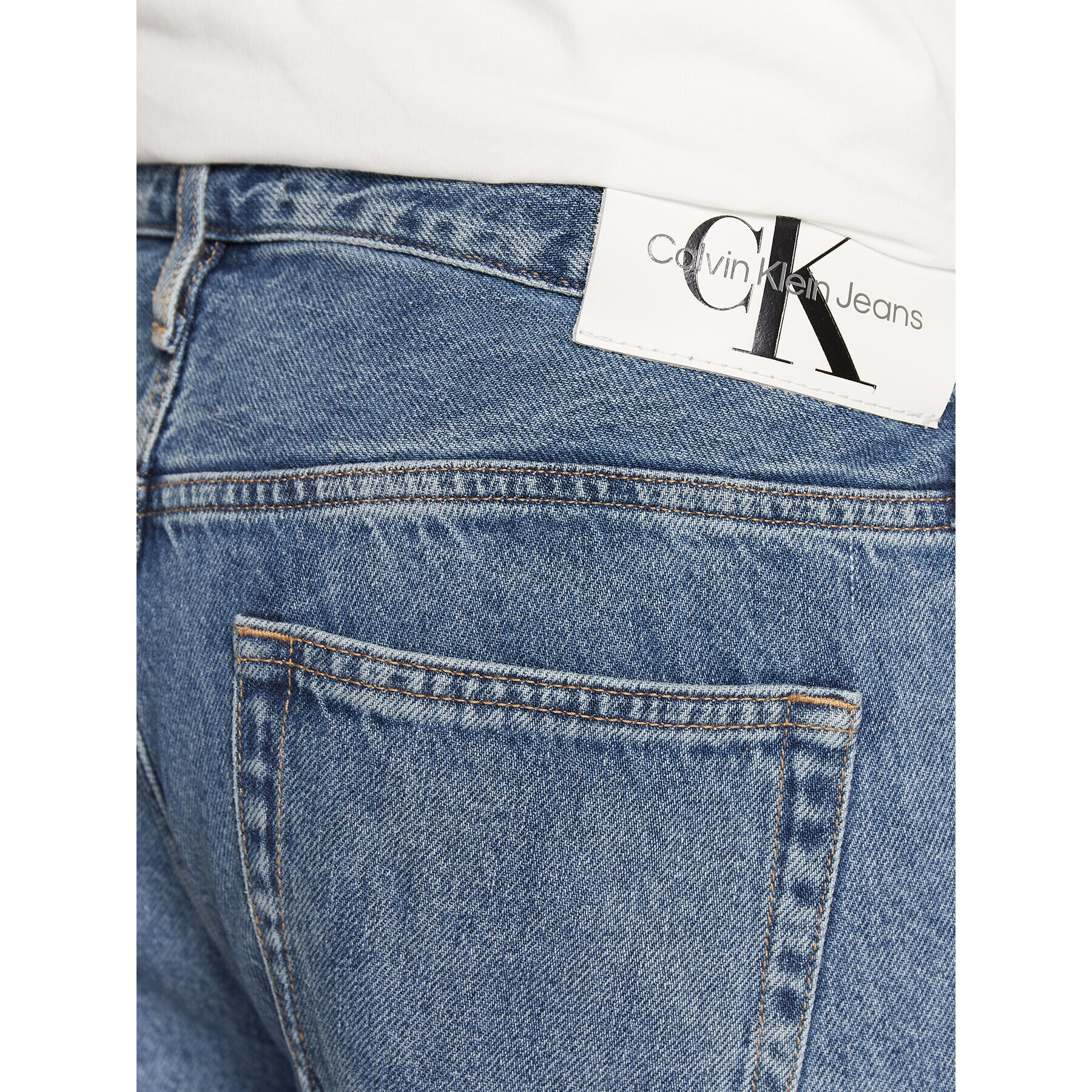 Calvin Klein Jeans Jeansy 90's J30J321684 Modrá Loose Fit - Pepit.cz