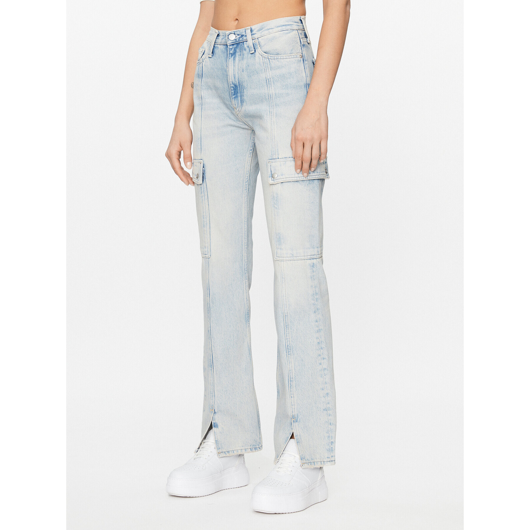 Calvin Klein Jeans Jeansy Authentic J20J221829 Modrá Bootcut Fit - Pepit.cz