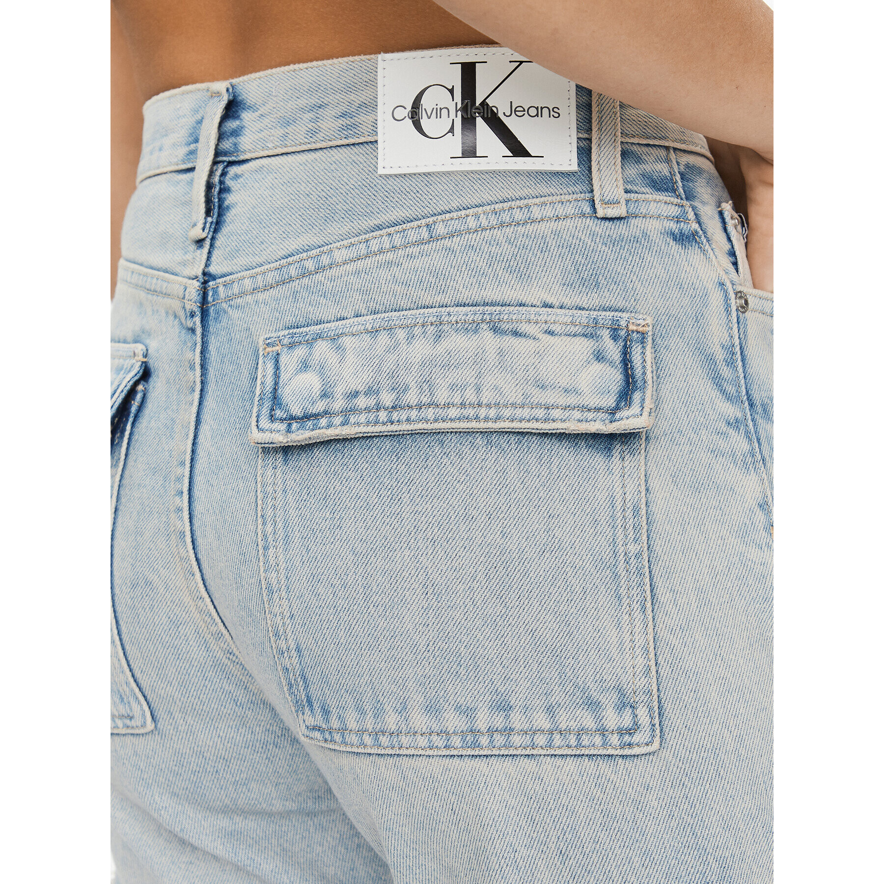 Calvin Klein Jeans Jeansy Authentic J20J221829 Modrá Bootcut Fit - Pepit.cz