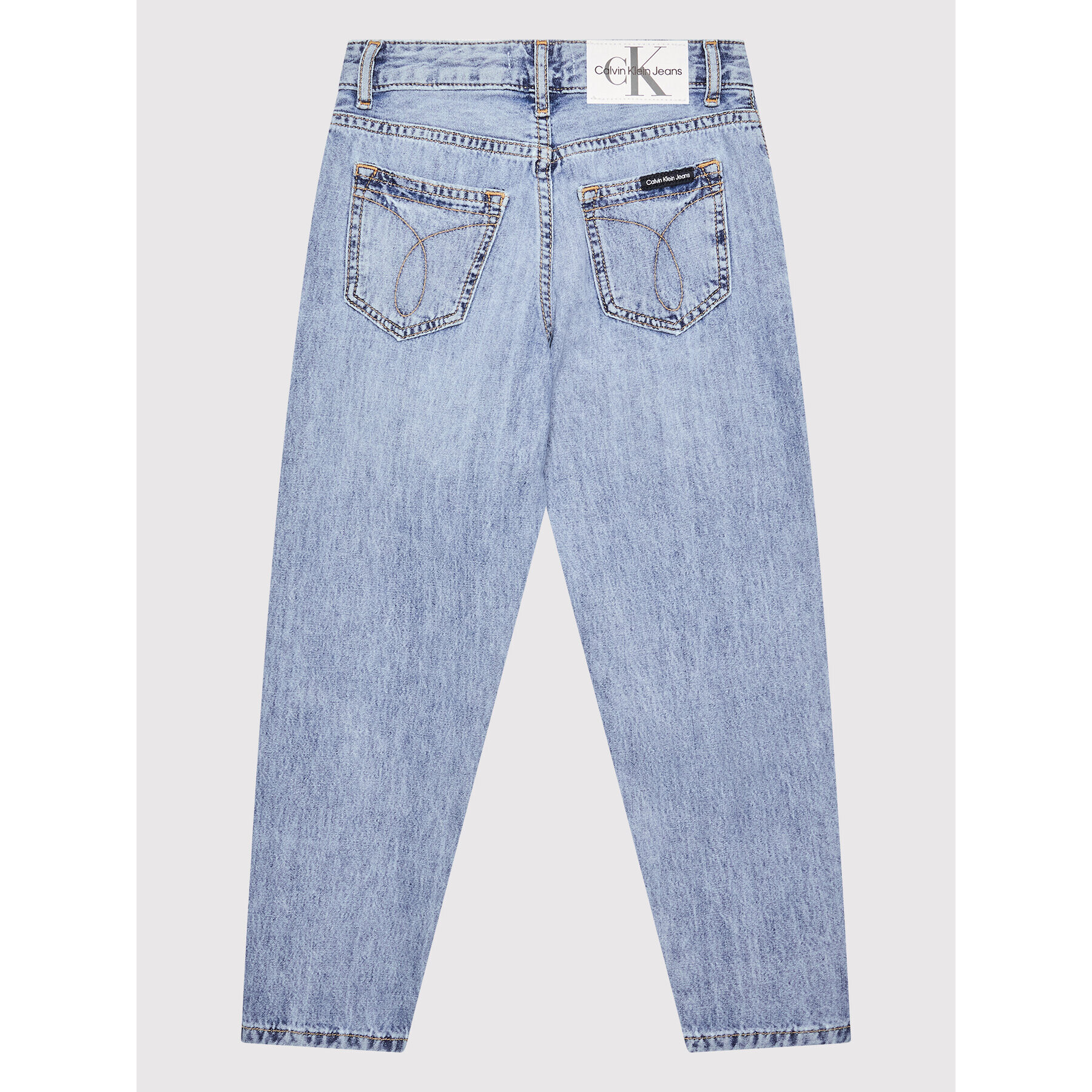 Calvin Klein Jeans Jeansy Barrel IG0IG01463 Modrá Relaxed Fit - Pepit.cz