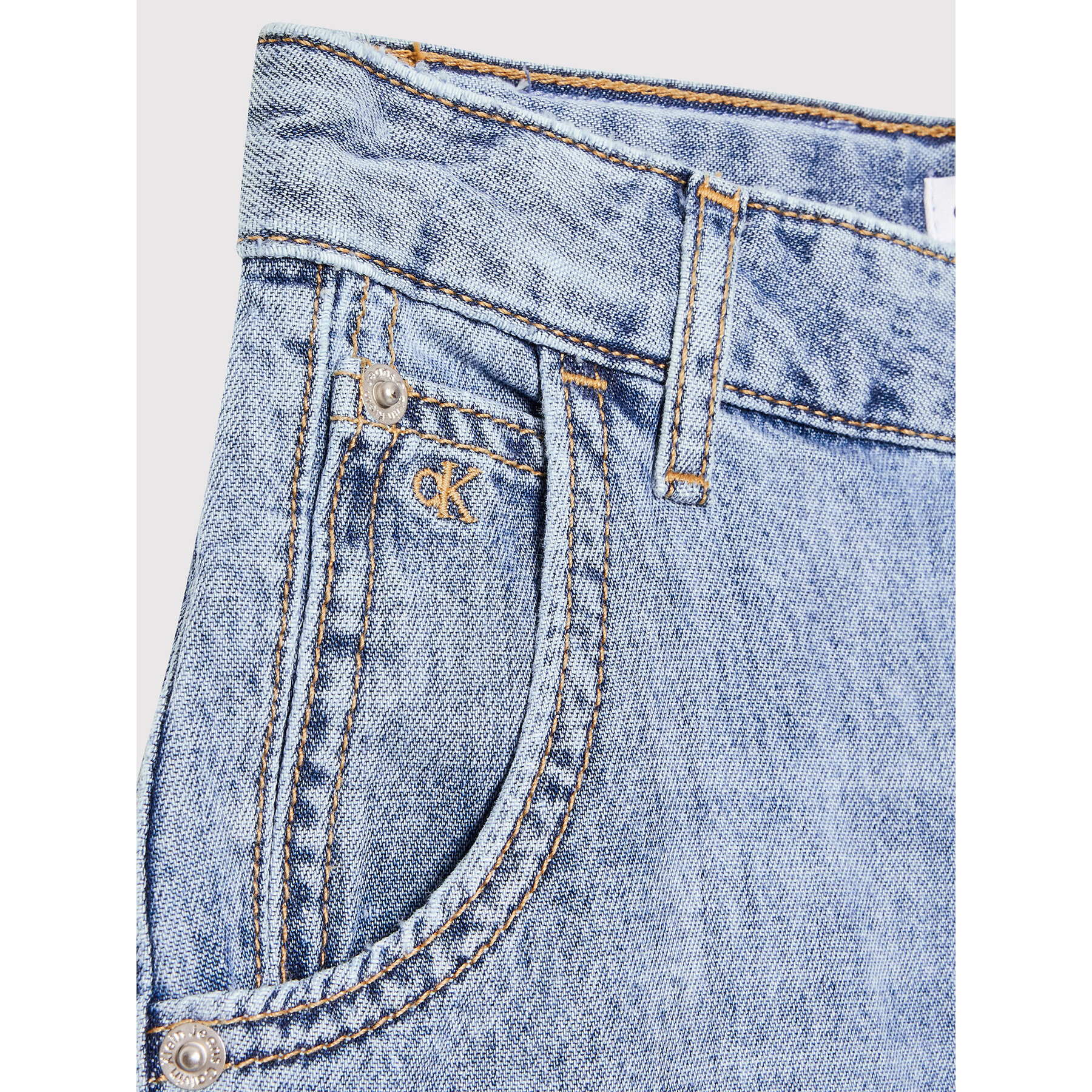 Calvin Klein Jeans Jeansy Barrel IG0IG01463 Modrá Relaxed Fit - Pepit.cz