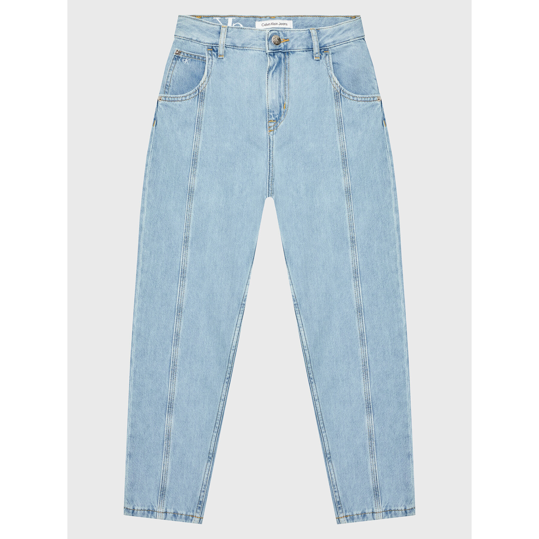 Calvin Klein Jeans Jeansy Barrel IG0IG01912 Modrá Relaxed Fit - Pepit.cz