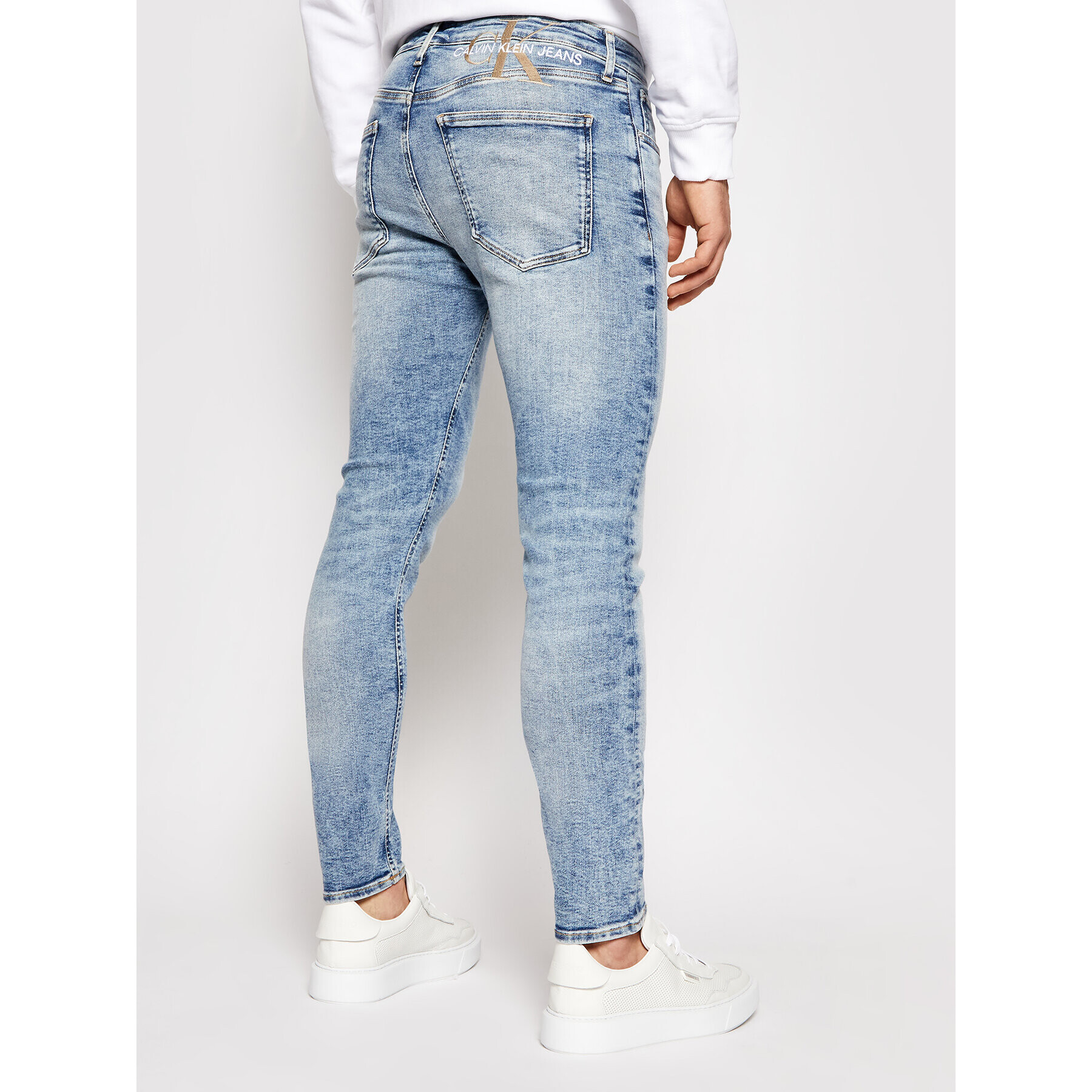 Calvin Klein Jeans Jeansy Ckj 016 J30J318244 Modrá Skinny Fit - Pepit.cz