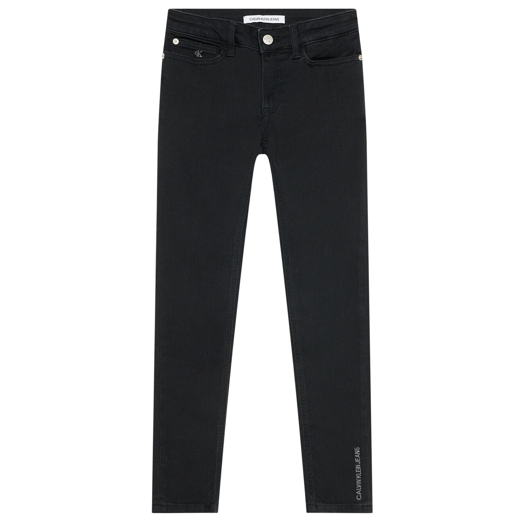 Calvin Klein Jeans Jeansy Clean Black Strech IG0IG01206 Černá Skinny Fit - Pepit.cz