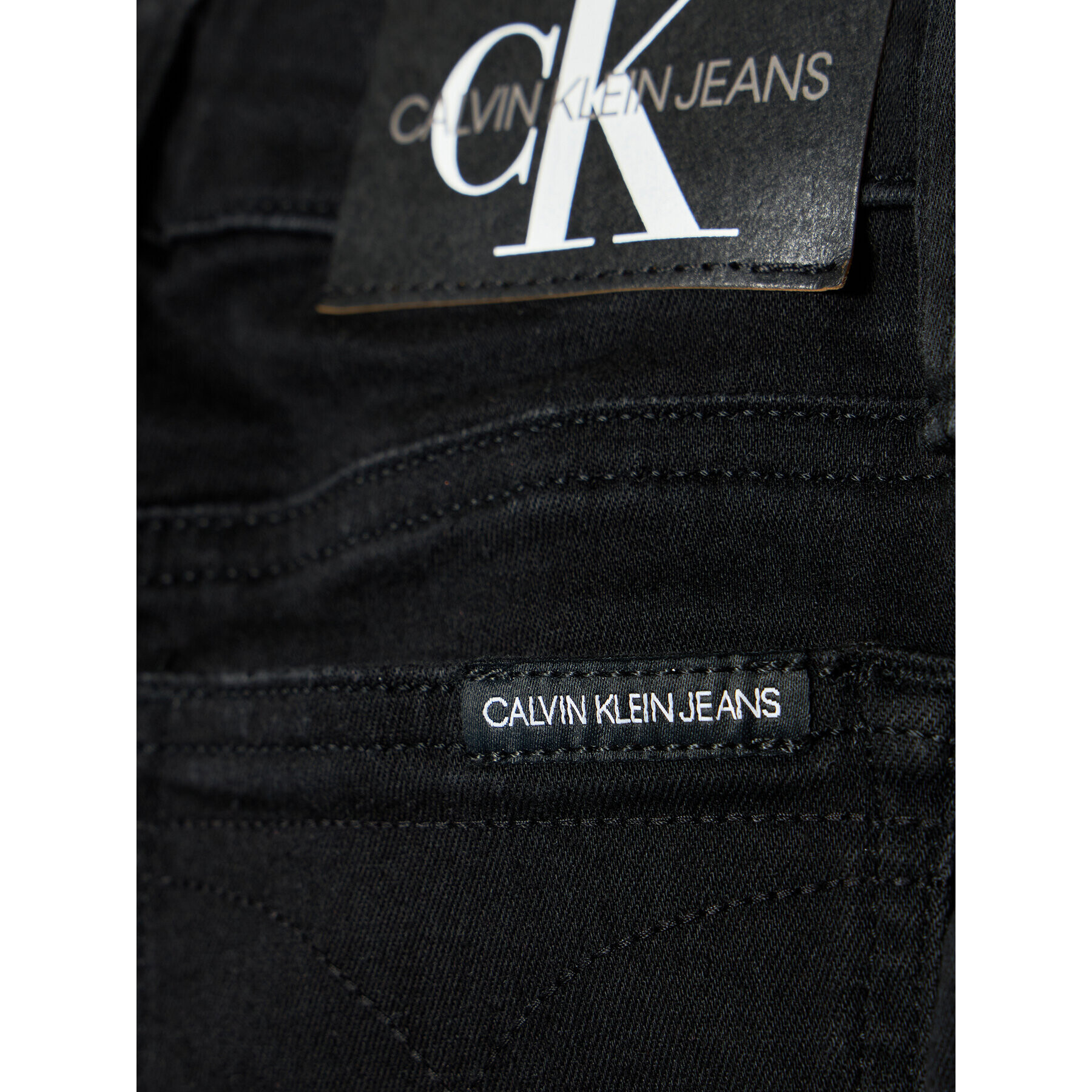 Calvin Klein Jeans Jeansy Clean Black Strech IG0IG01206 Černá Skinny Fit - Pepit.cz