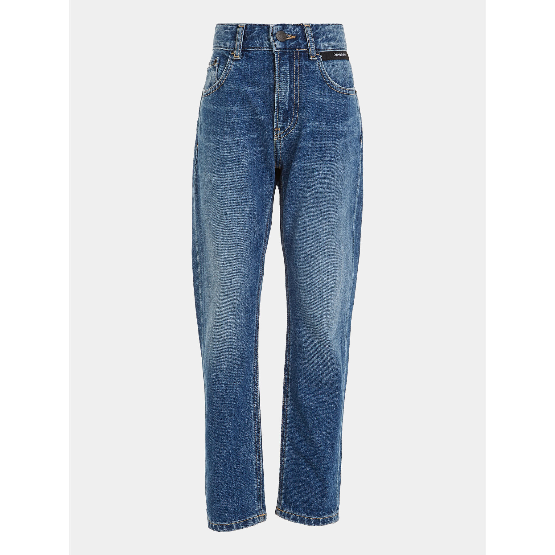 Calvin Klein Jeans Jeansy Dad IB0IB01786 Modrá Tapered Fit - Pepit.cz