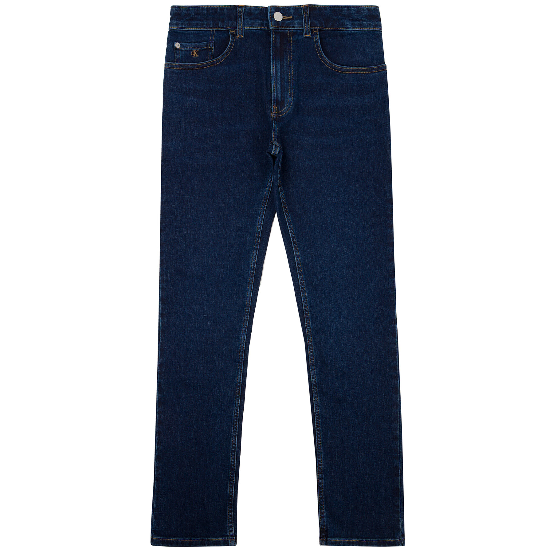 Calvin Klein Jeans Jeansy Essential Dark IB0IB00328 Tmavomodrá Slim Fit - Pepit.cz