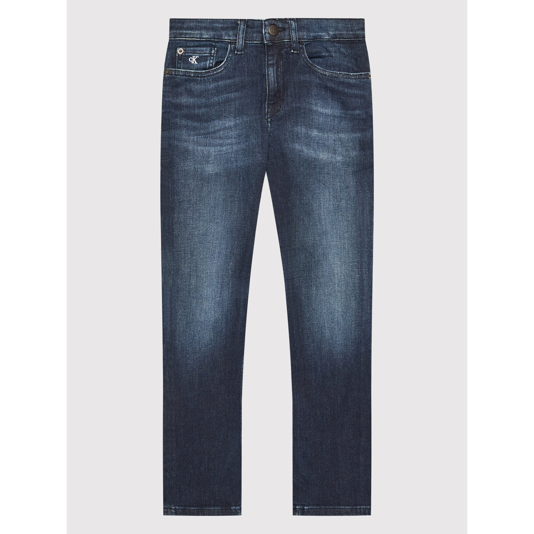 Calvin Klein Jeans Jeansy Essential IB0IB01029 Modrá Slim Fit - Pepit.cz