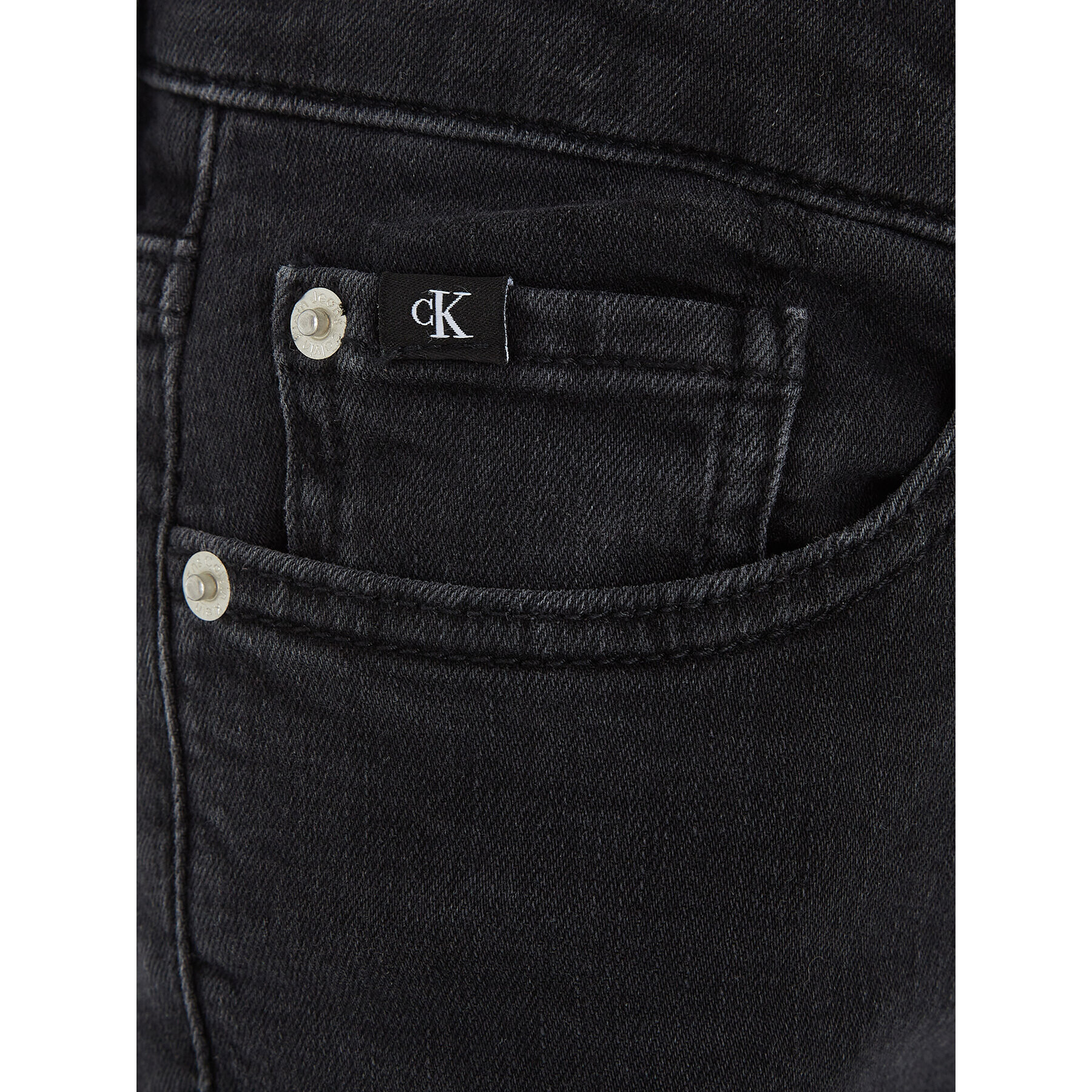 Calvin Klein Jeans Jeansy Essential IB0IB01715 Černá Slim Fit - Pepit.cz