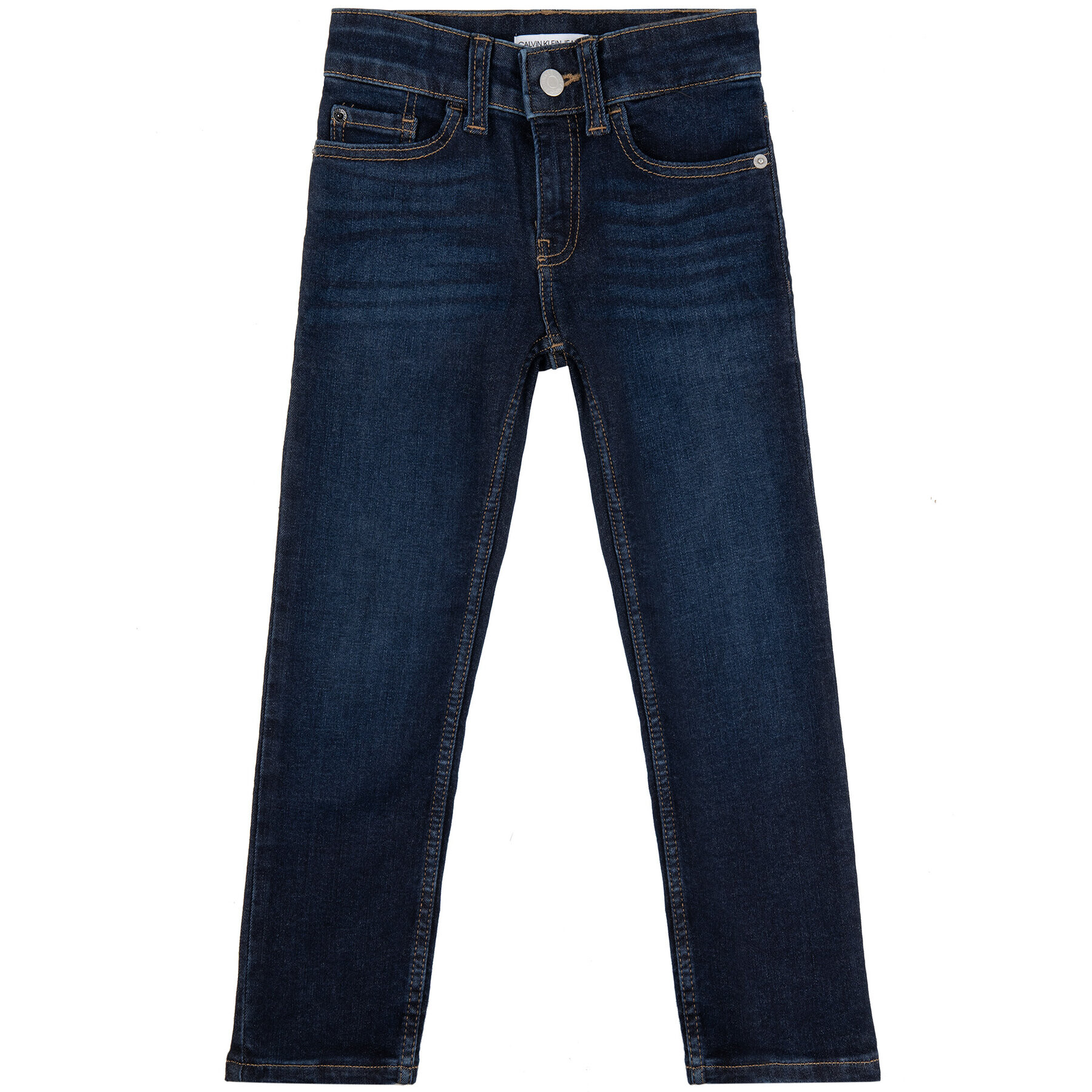 Calvin Klein Jeans Jeansy IB0IB00227 Tmavomodrá Slim Fit - Pepit.cz