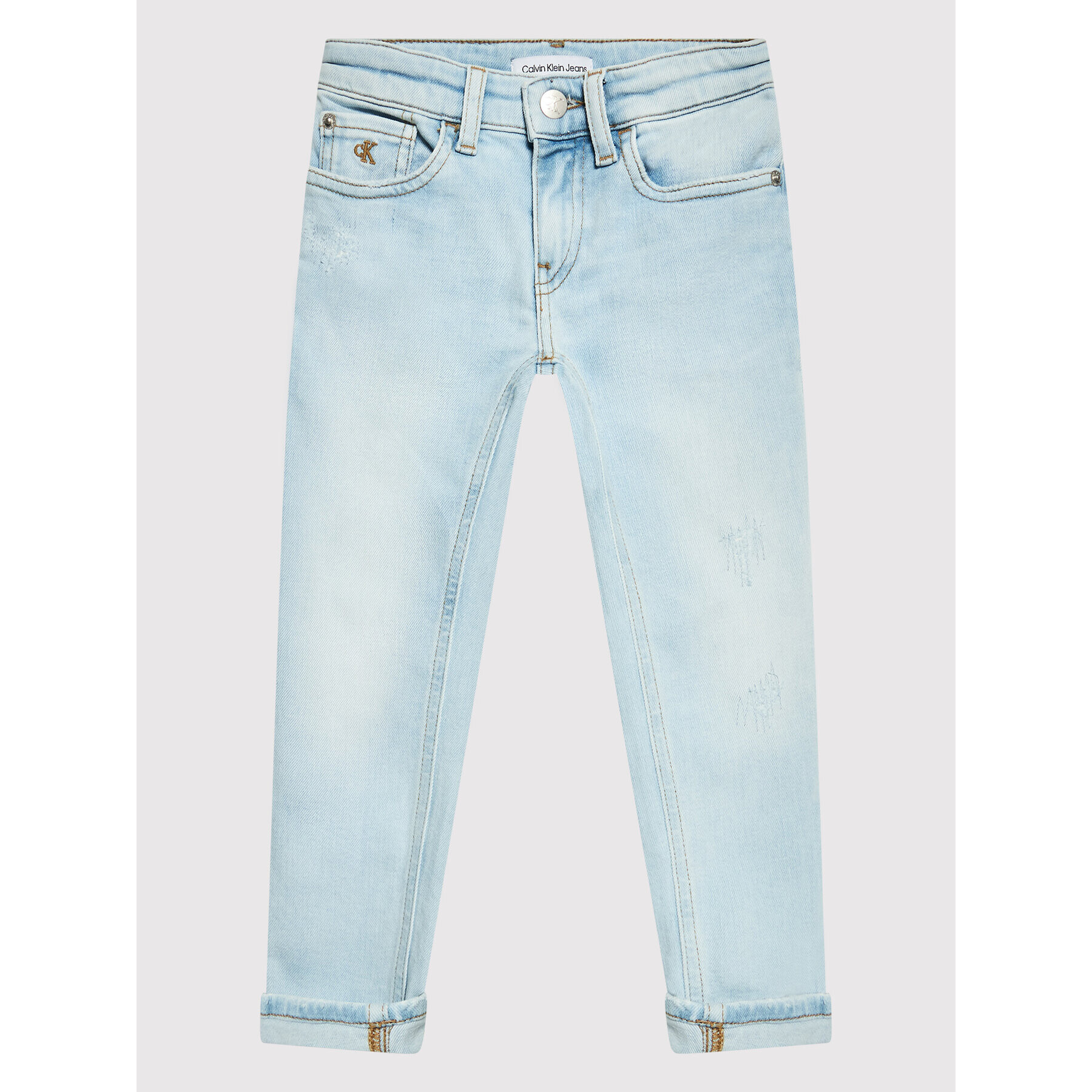 Calvin Klein Jeans Jeansy IB0IB01202 Modrá Slim Fit - Pepit.cz