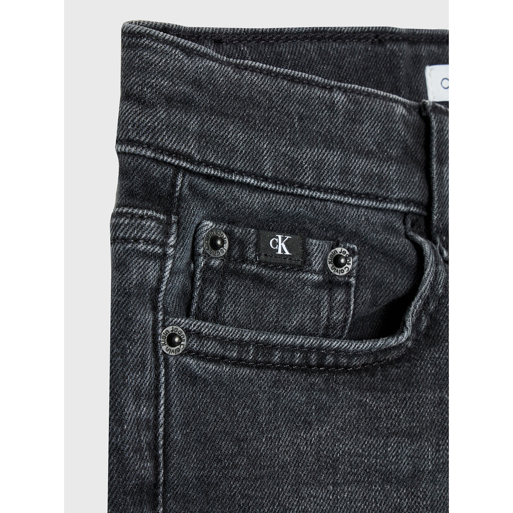 Calvin Klein Jeans Jeansy IB0IB01373 Černá Regular Fit - Pepit.cz