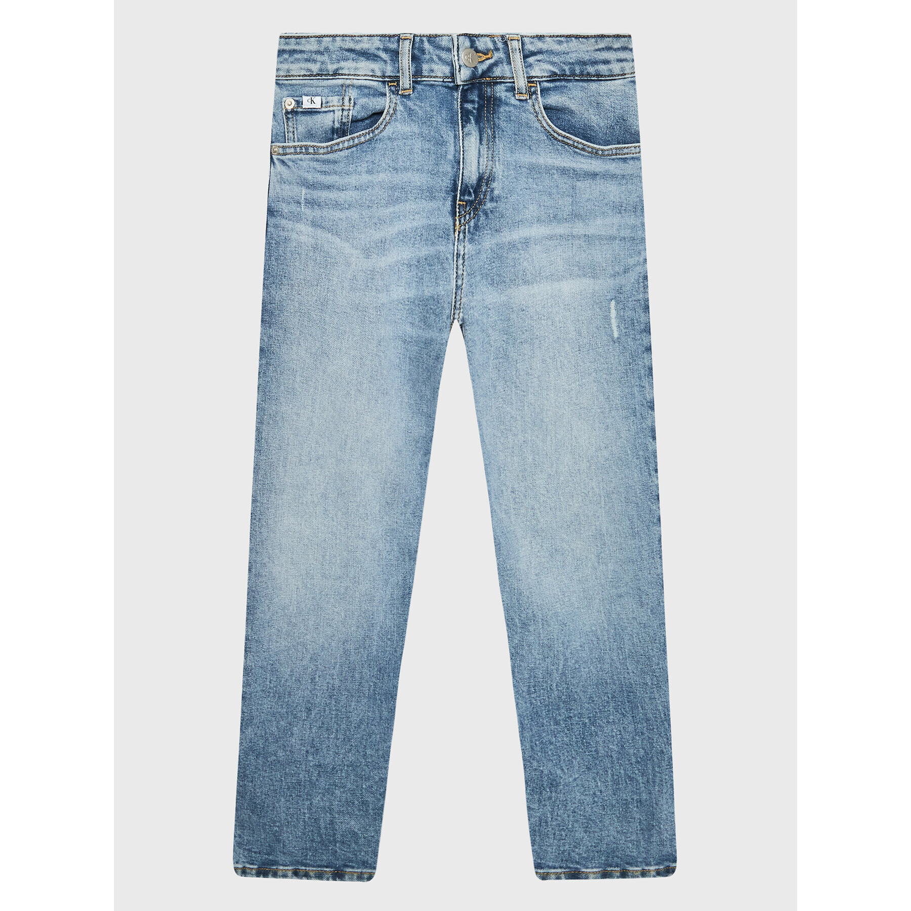 Calvin Klein Jeans Jeansy IB0IB01377 Modrá Skater Fit - Pepit.cz